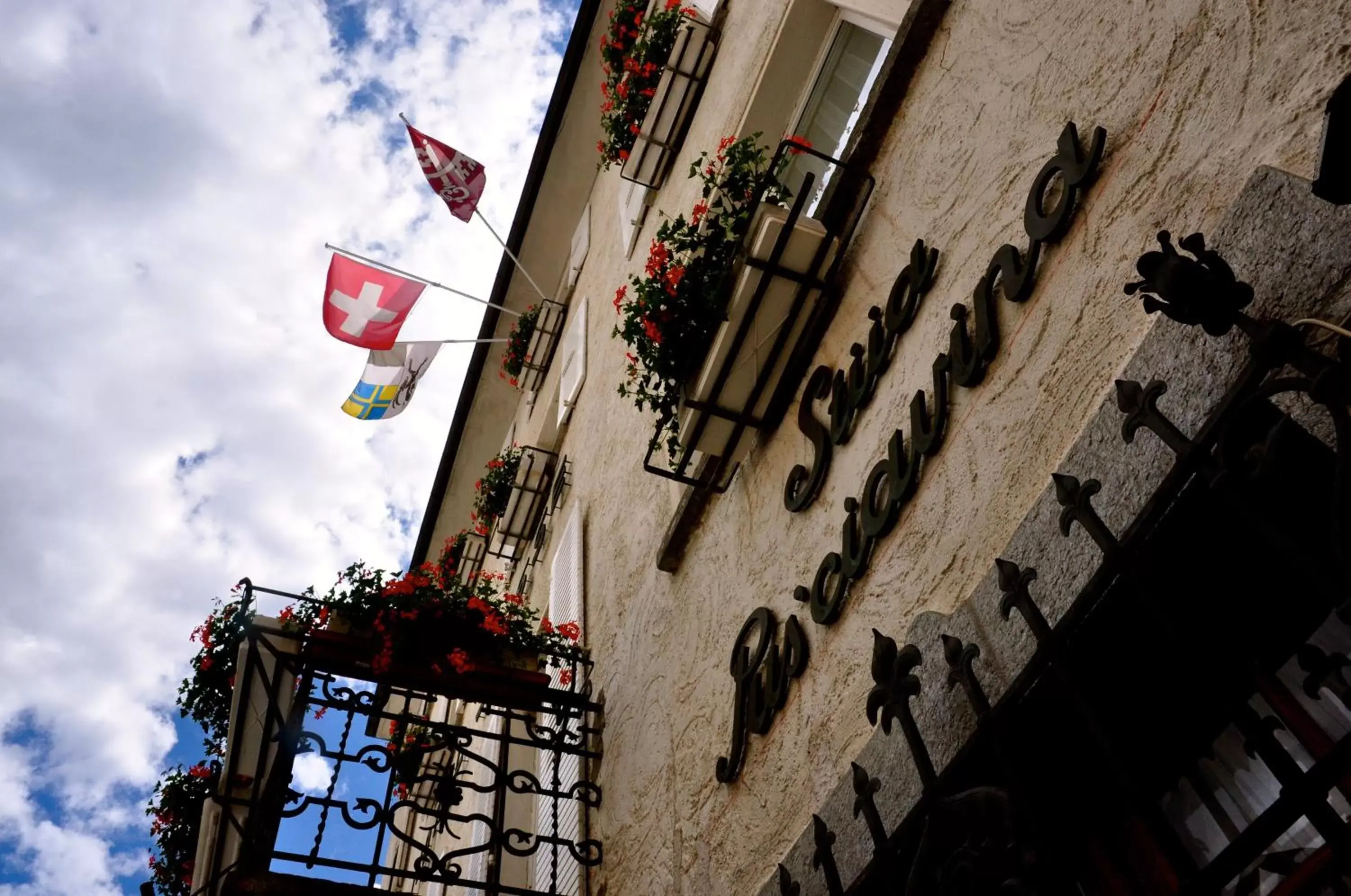 Facade/entrance in Poschiavo Suisse Hotel