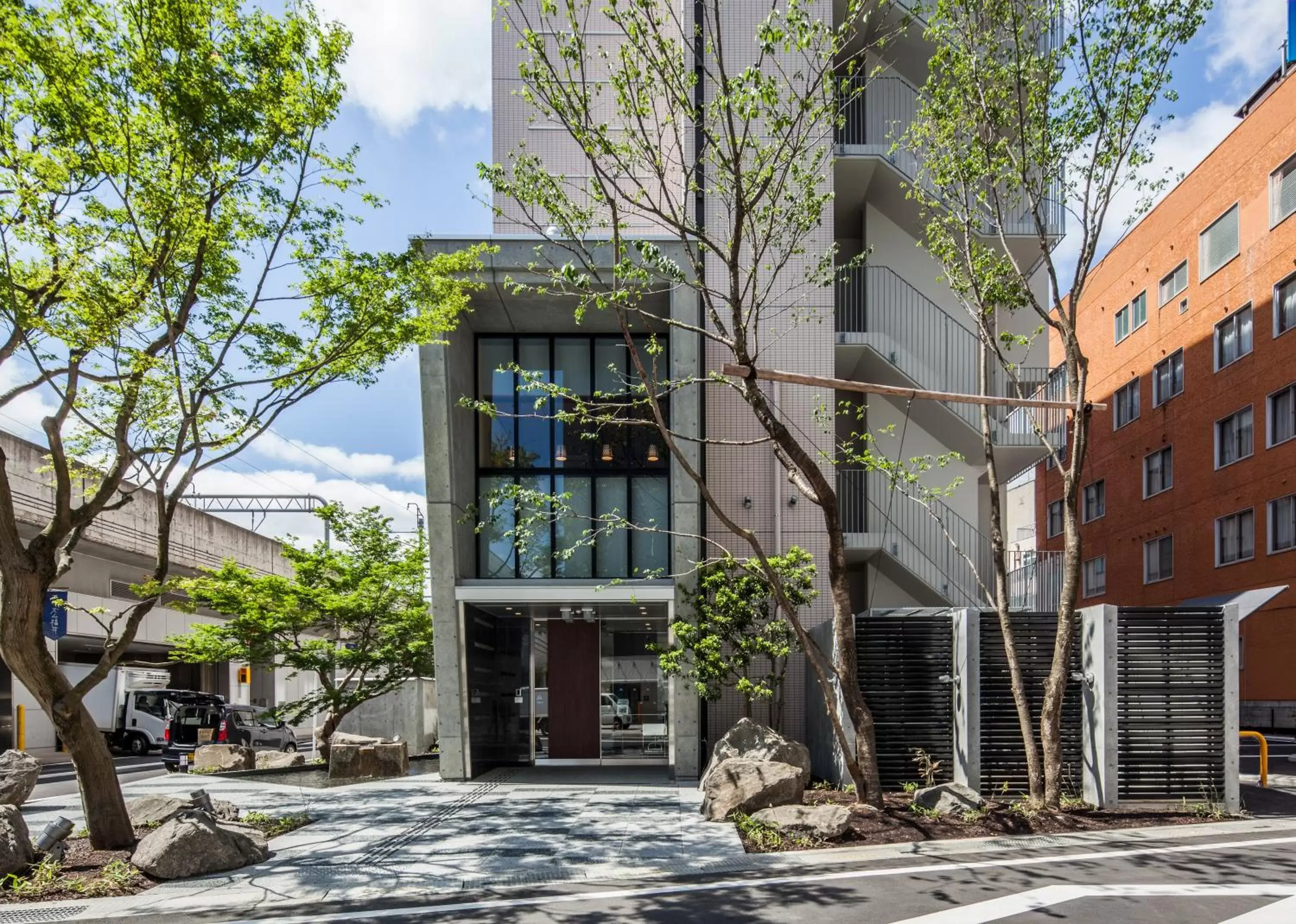 Facade/entrance, Patio/Outdoor Area in Fukui Manten Hotel Ekimae