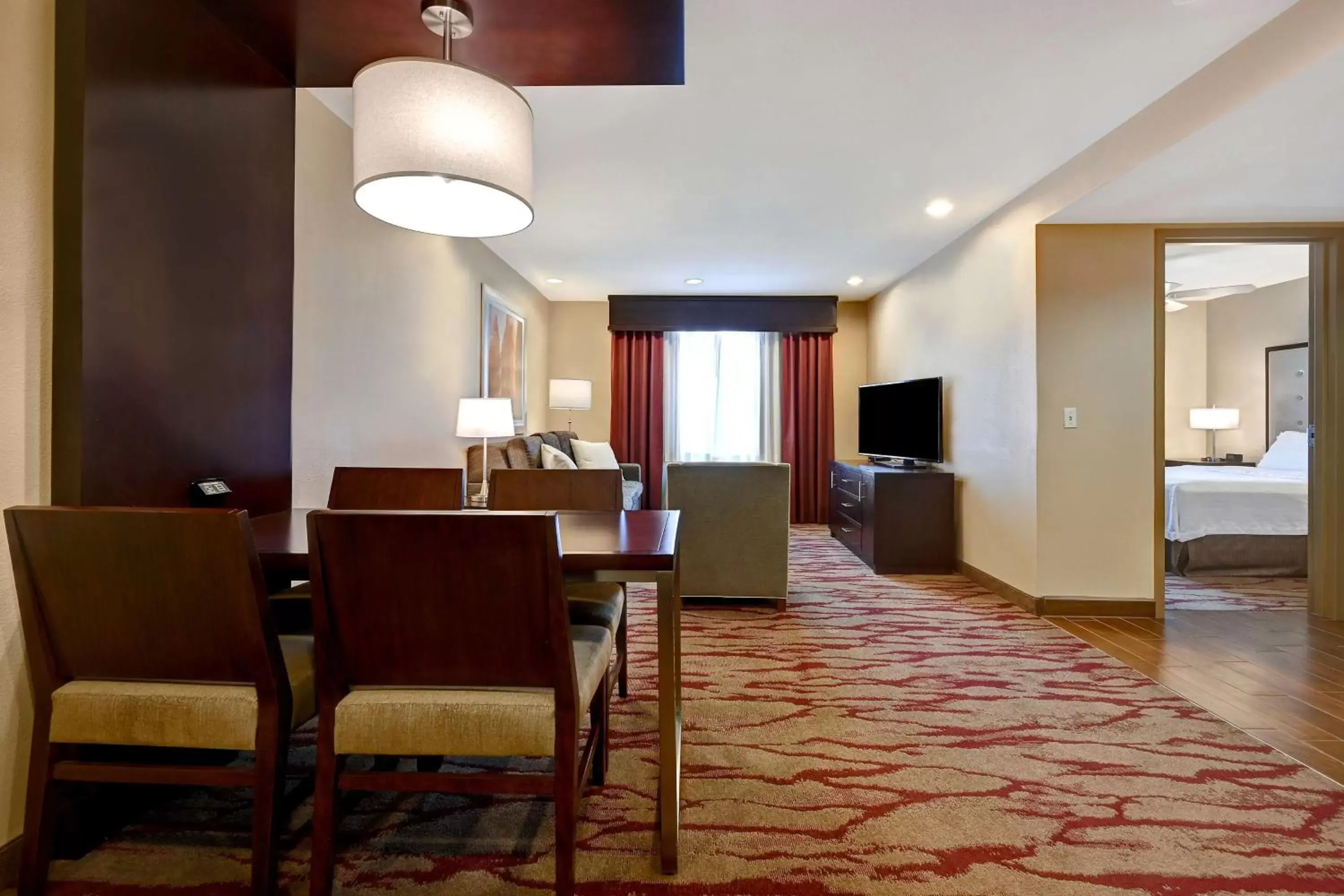 Living room in Homewood Suites by Hilton Albuquerque Airport