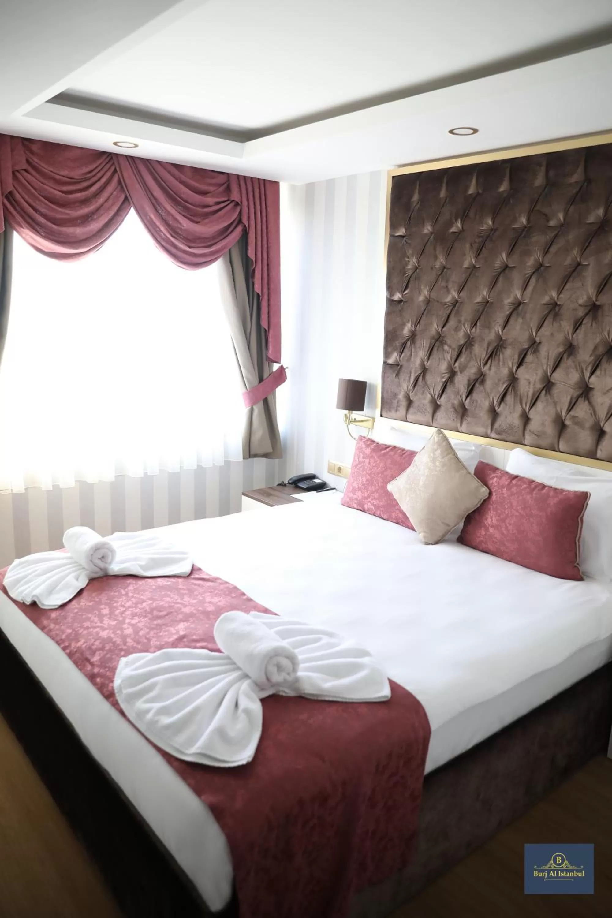 Bed in Burj Al Istanbul