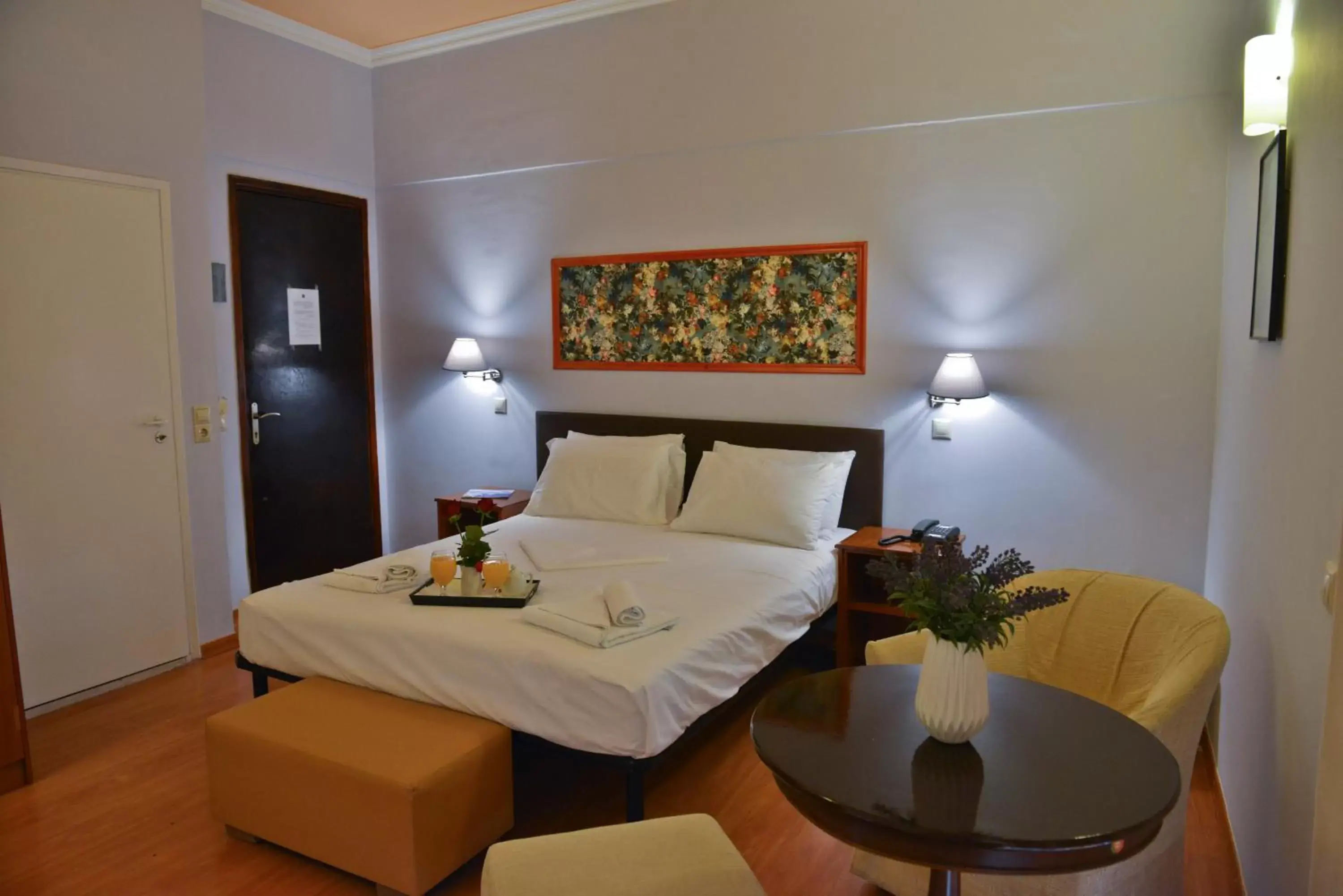 Bed in Grand Hotel Loutraki