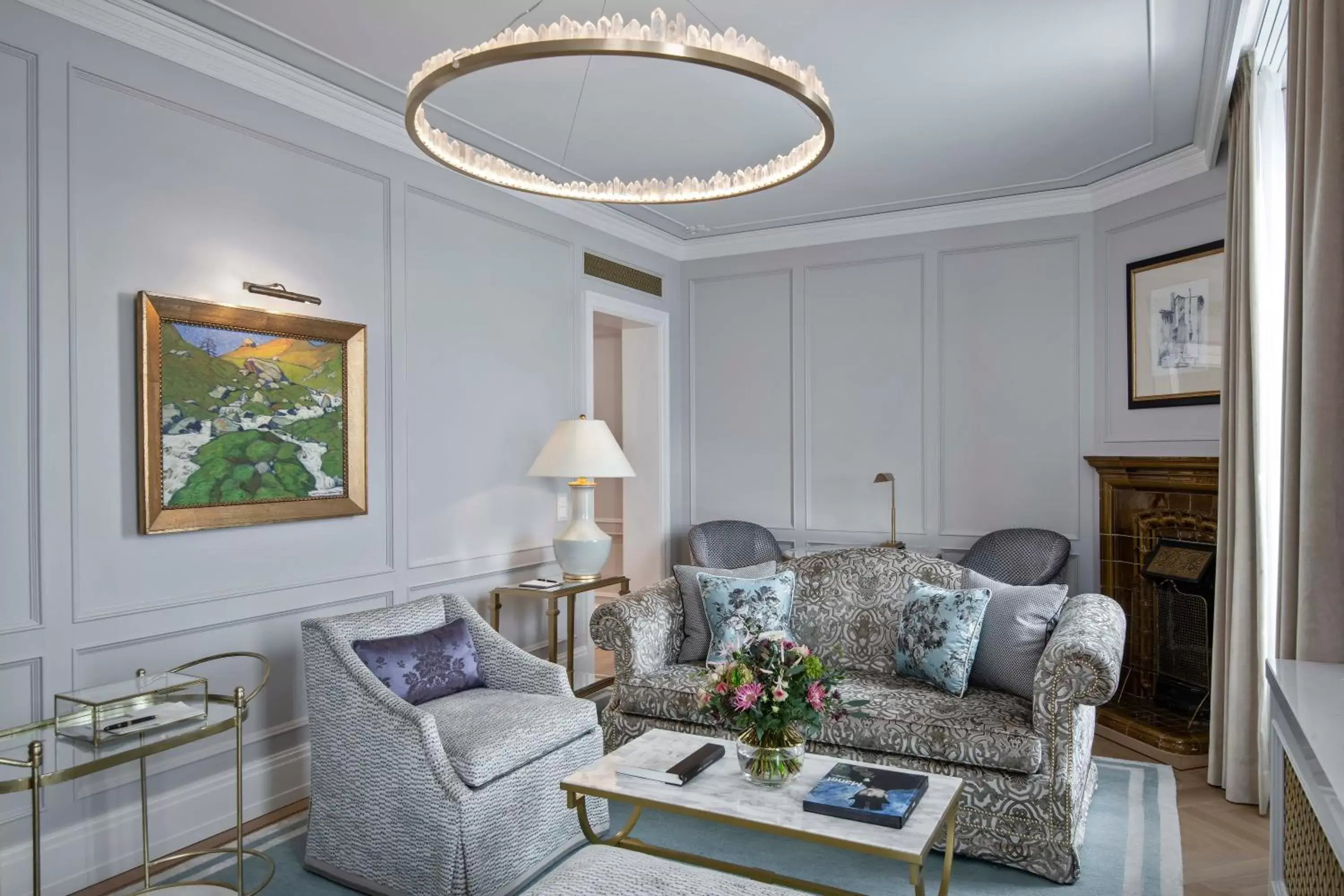 Living room, Seating Area in Badrutt's Palace Hotel St Moritz