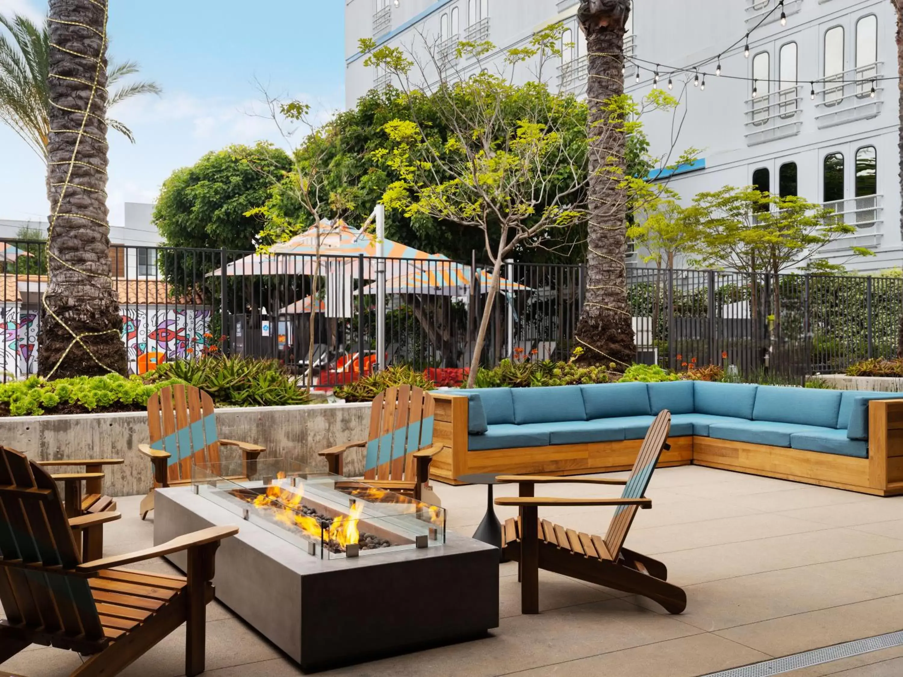 Patio in Aloft El Segundo - Los Angeles Airport