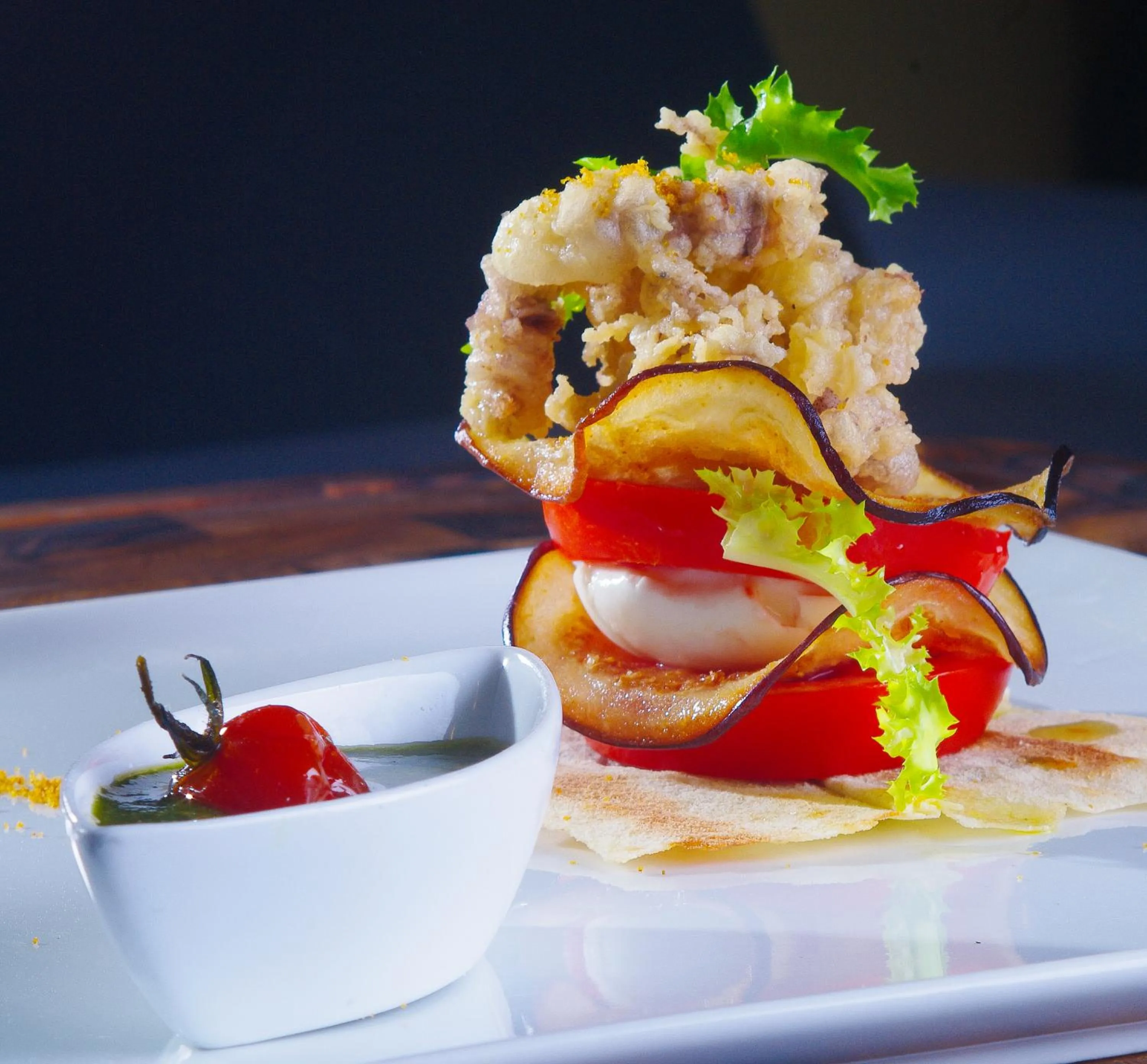 Food close-up in Caesar's Hotel