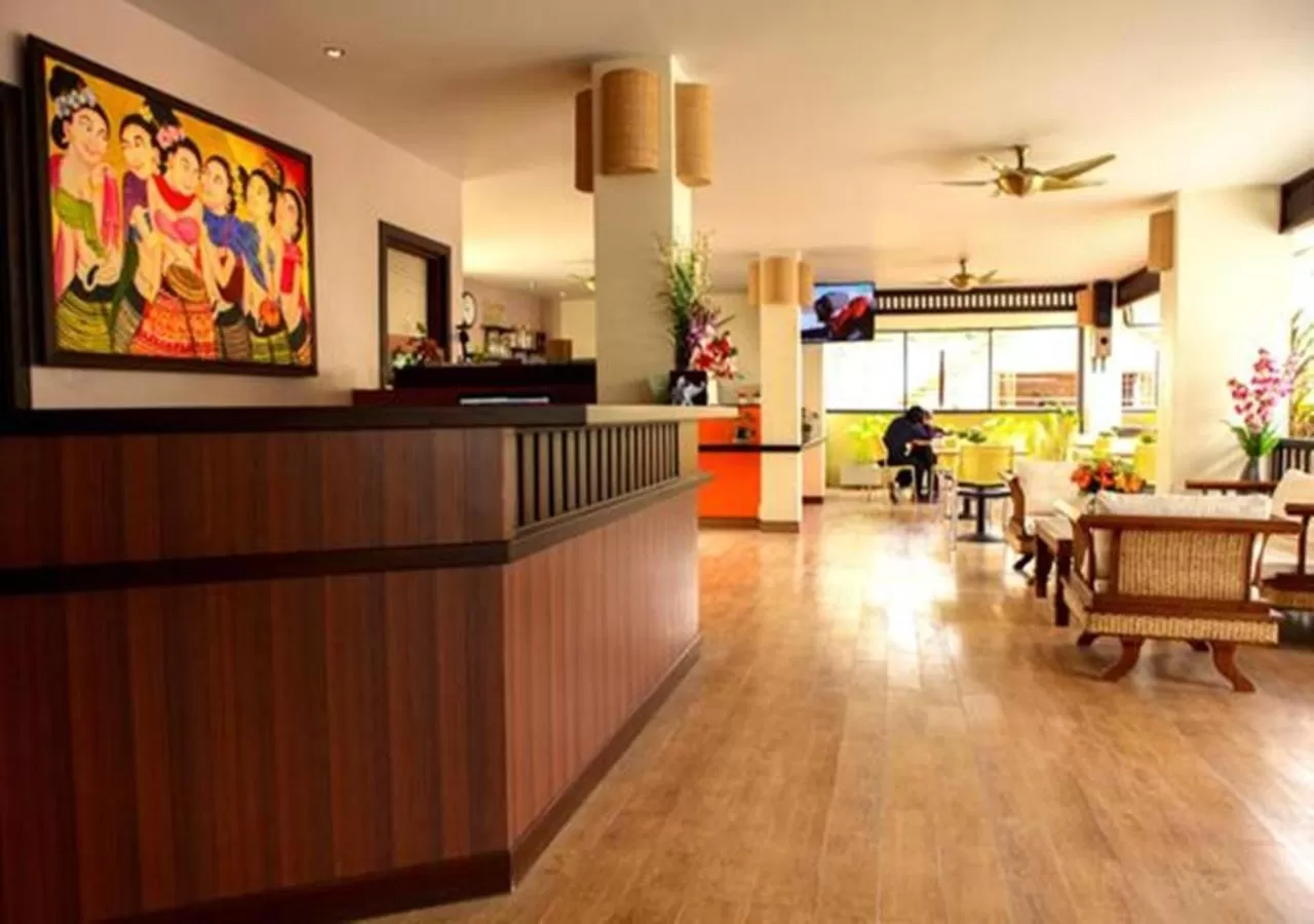 Seating area in BB Mantra Boutique Hotel