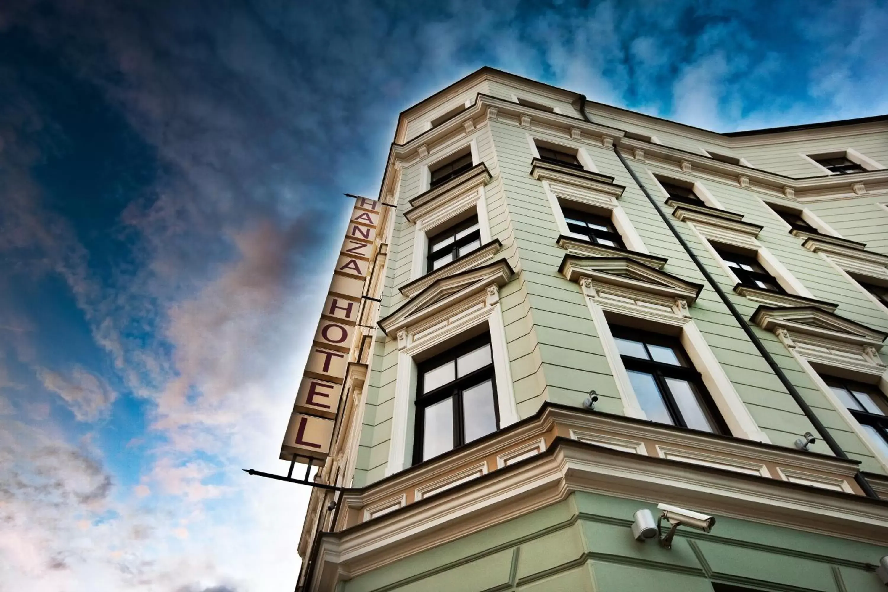 Facade/entrance, Property Building in Hanza Hotel