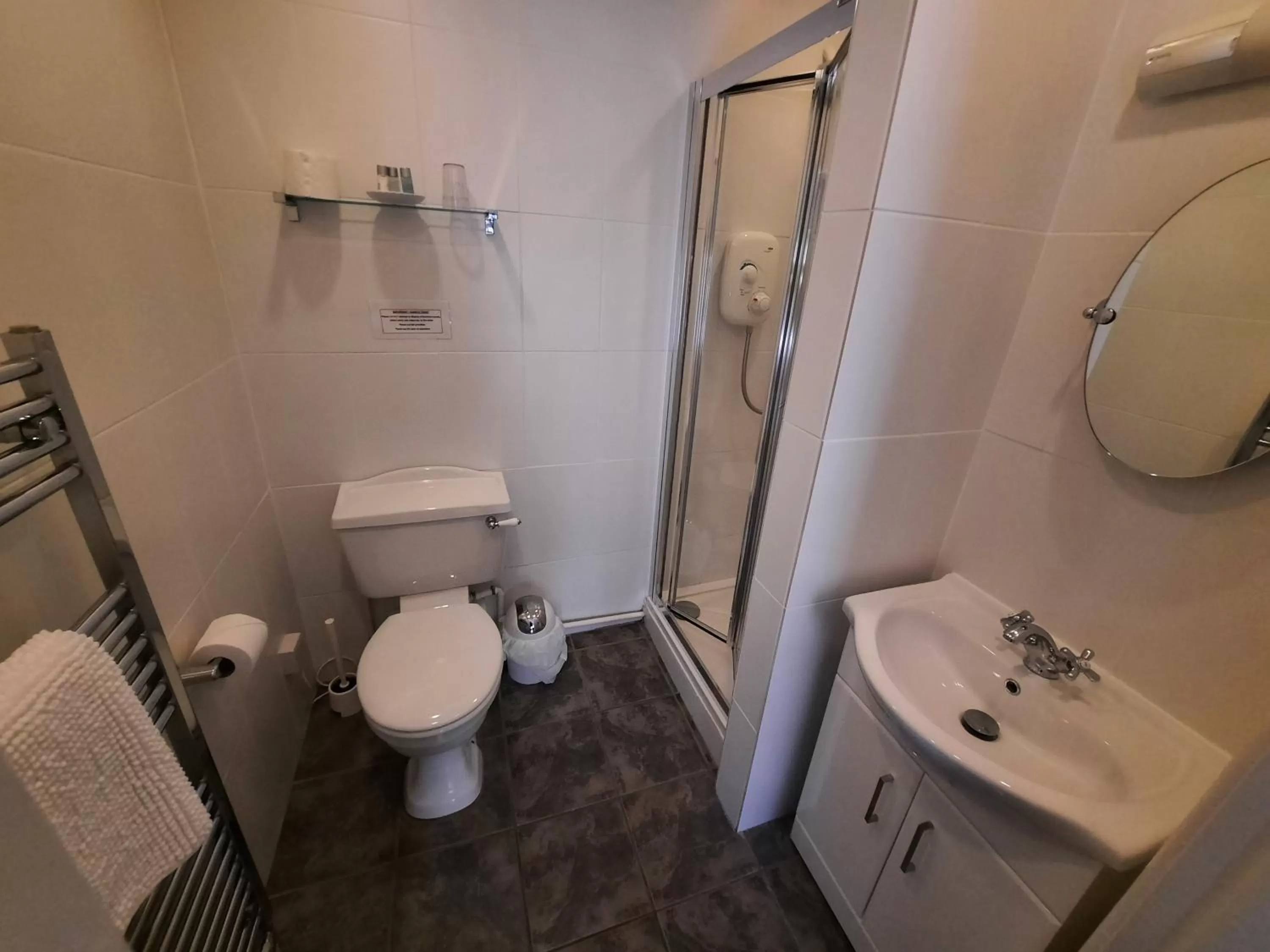 Shower in The White Cottage