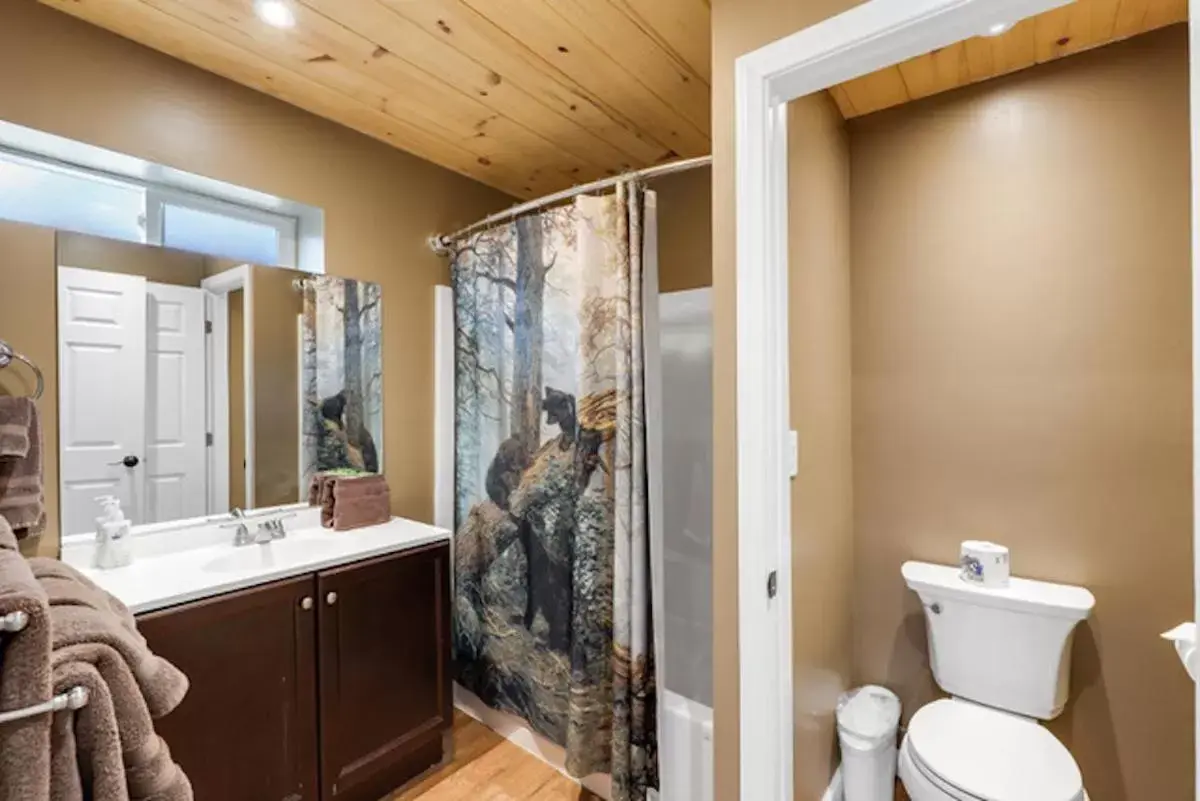 Bathroom in Silver Pines Lodge