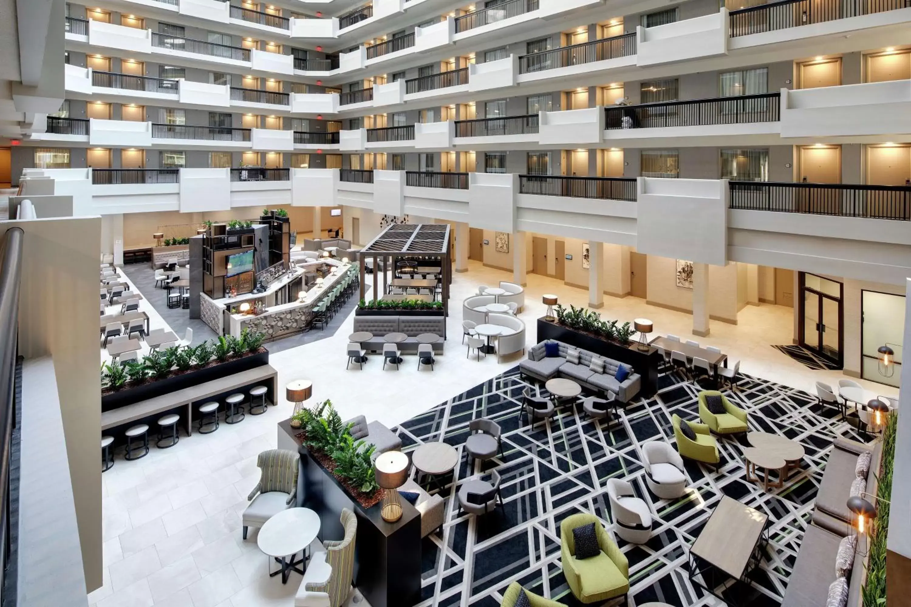 Lobby or reception in Embassy Suites by Hilton Atlanta Perimeter Center