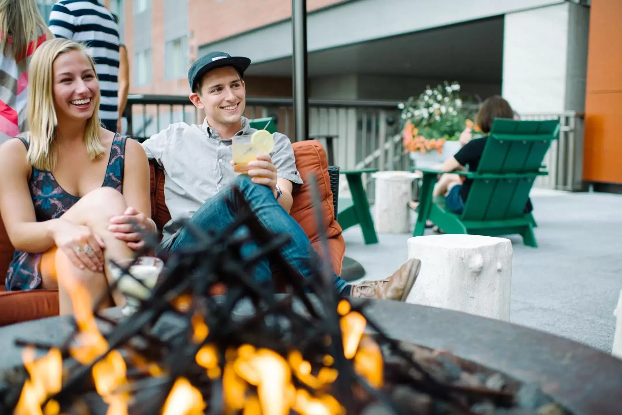 Patio in Hotel Vermont Burlington