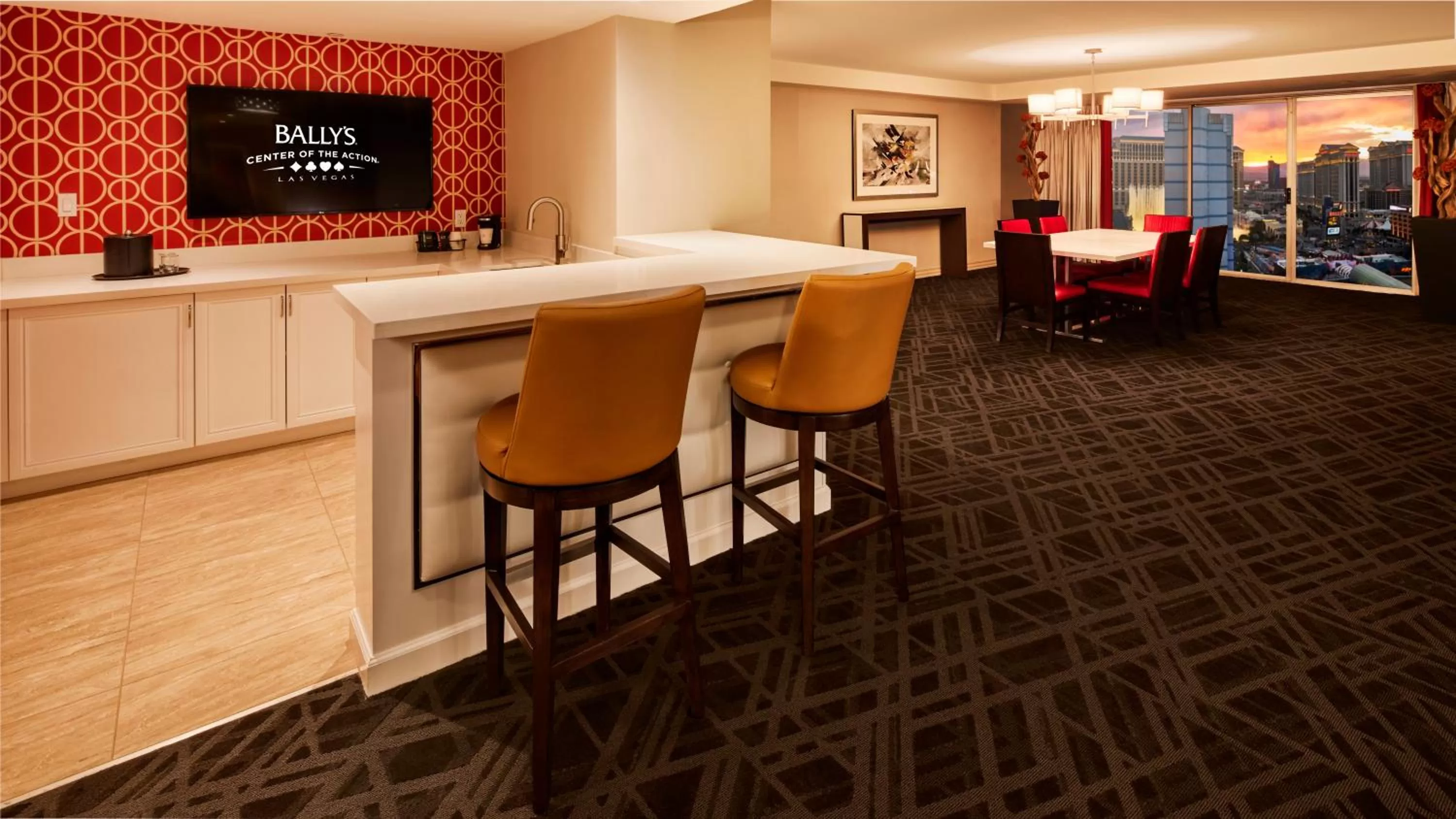 Living room in Horseshoe Las Vegas