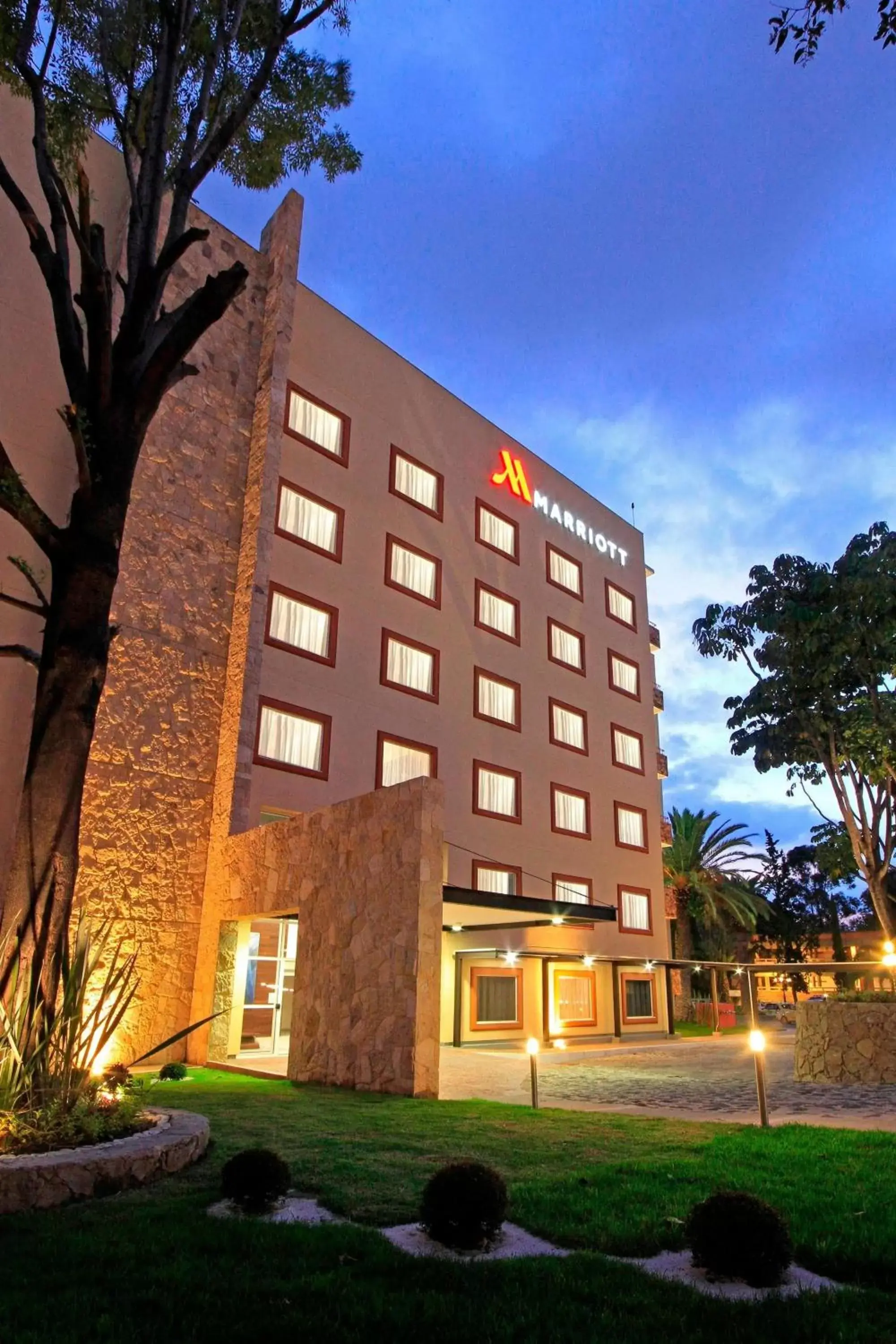 Property Building in Marriott Puebla Hotel Meson del Angel