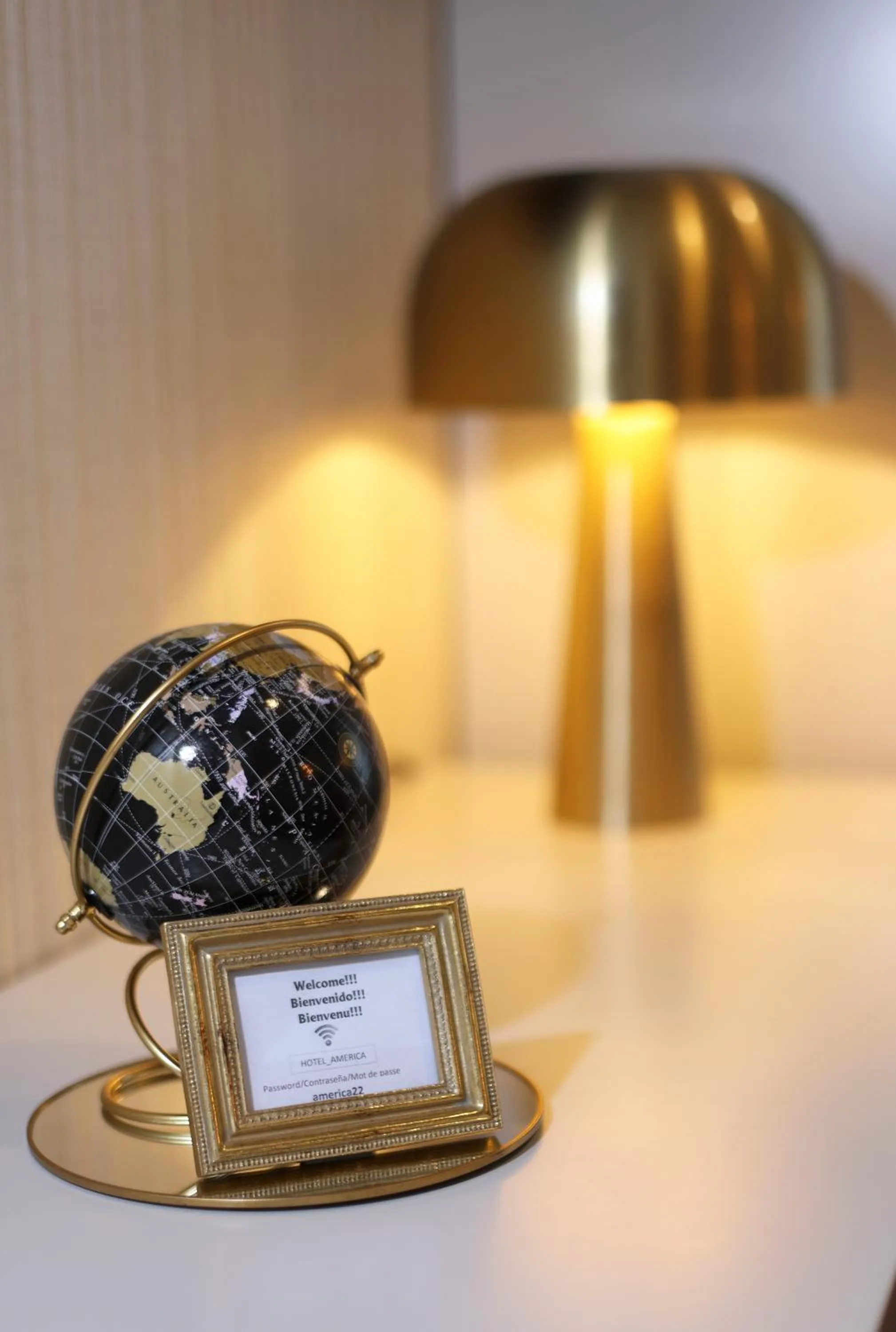 Bed in Hotel America