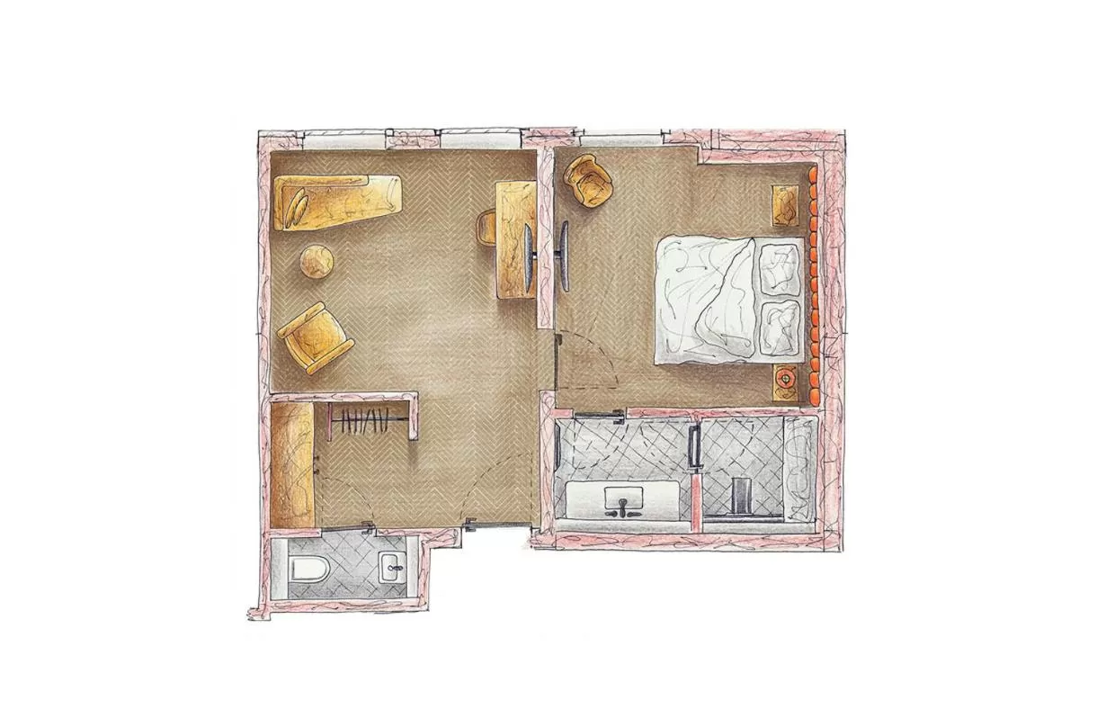 Floor plan in Das James