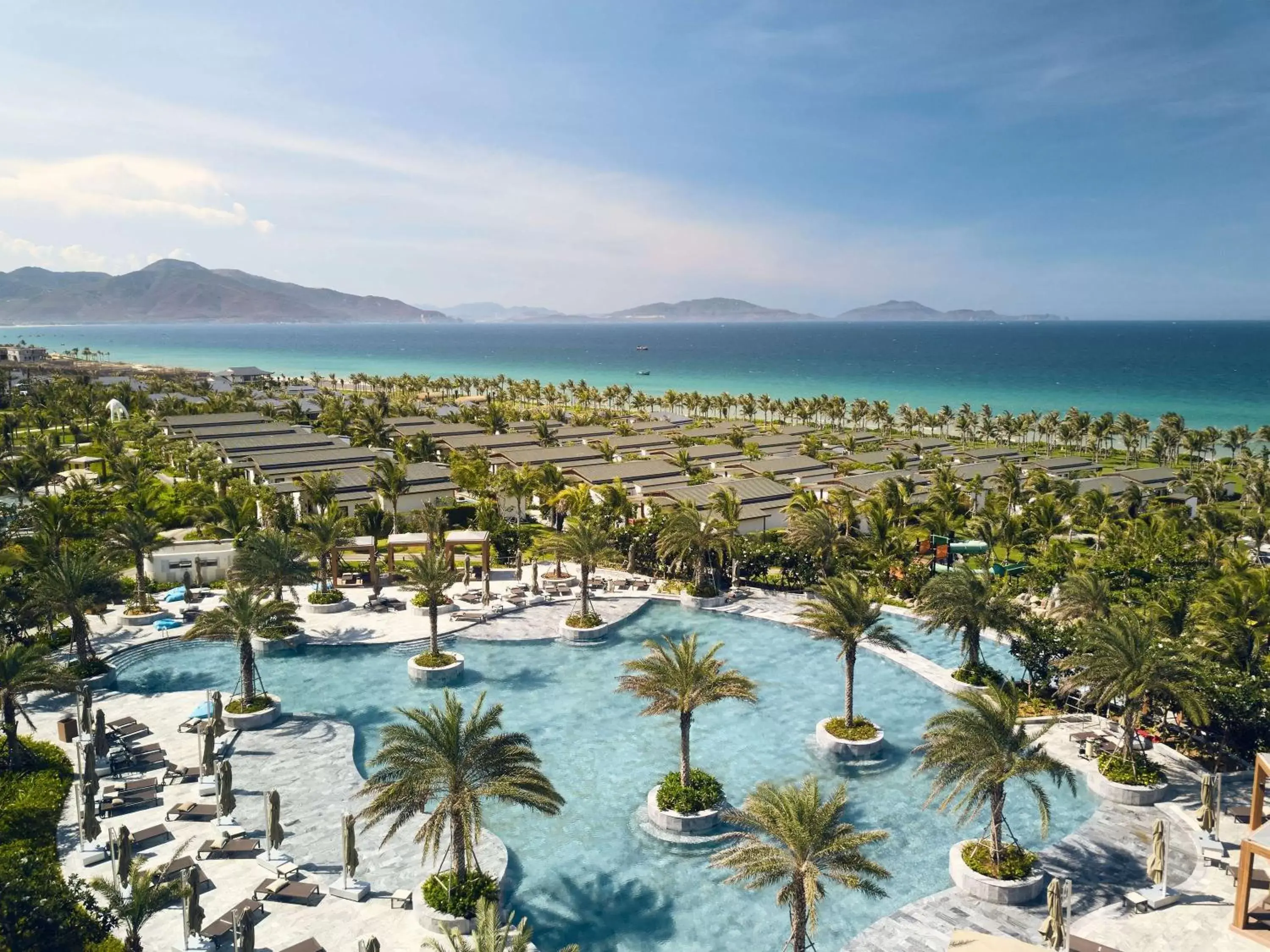 Pool view, Bird's-eye View in Mövenpick Resort Cam Ranh