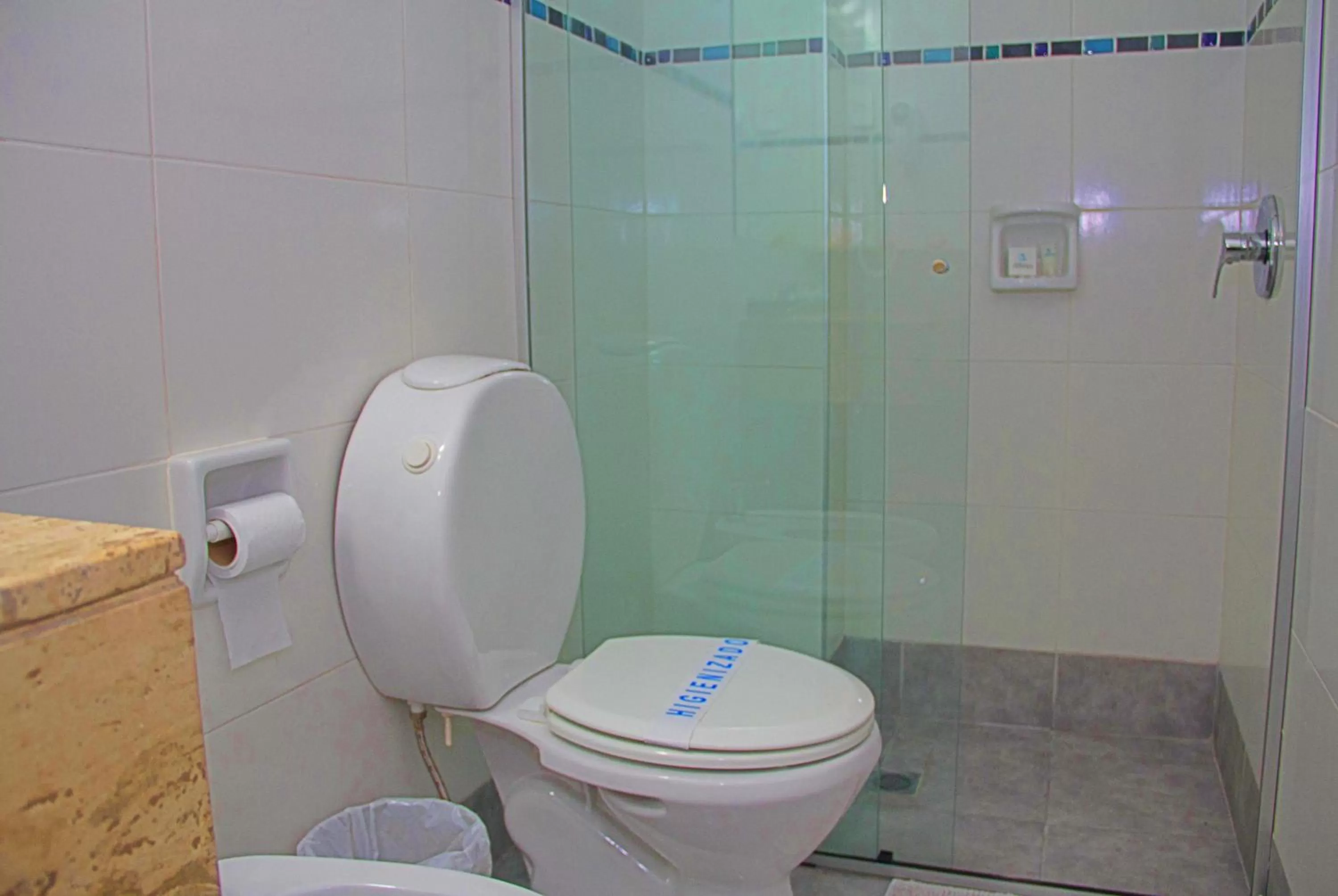 Shower in Hotel America