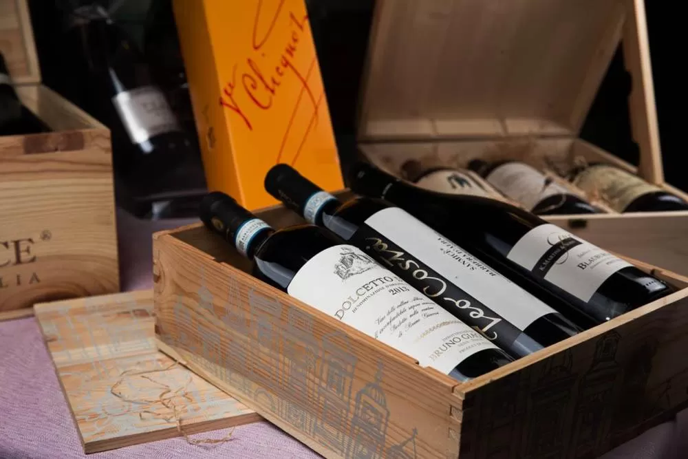 Alcoholic drinks in Hotel Bacco