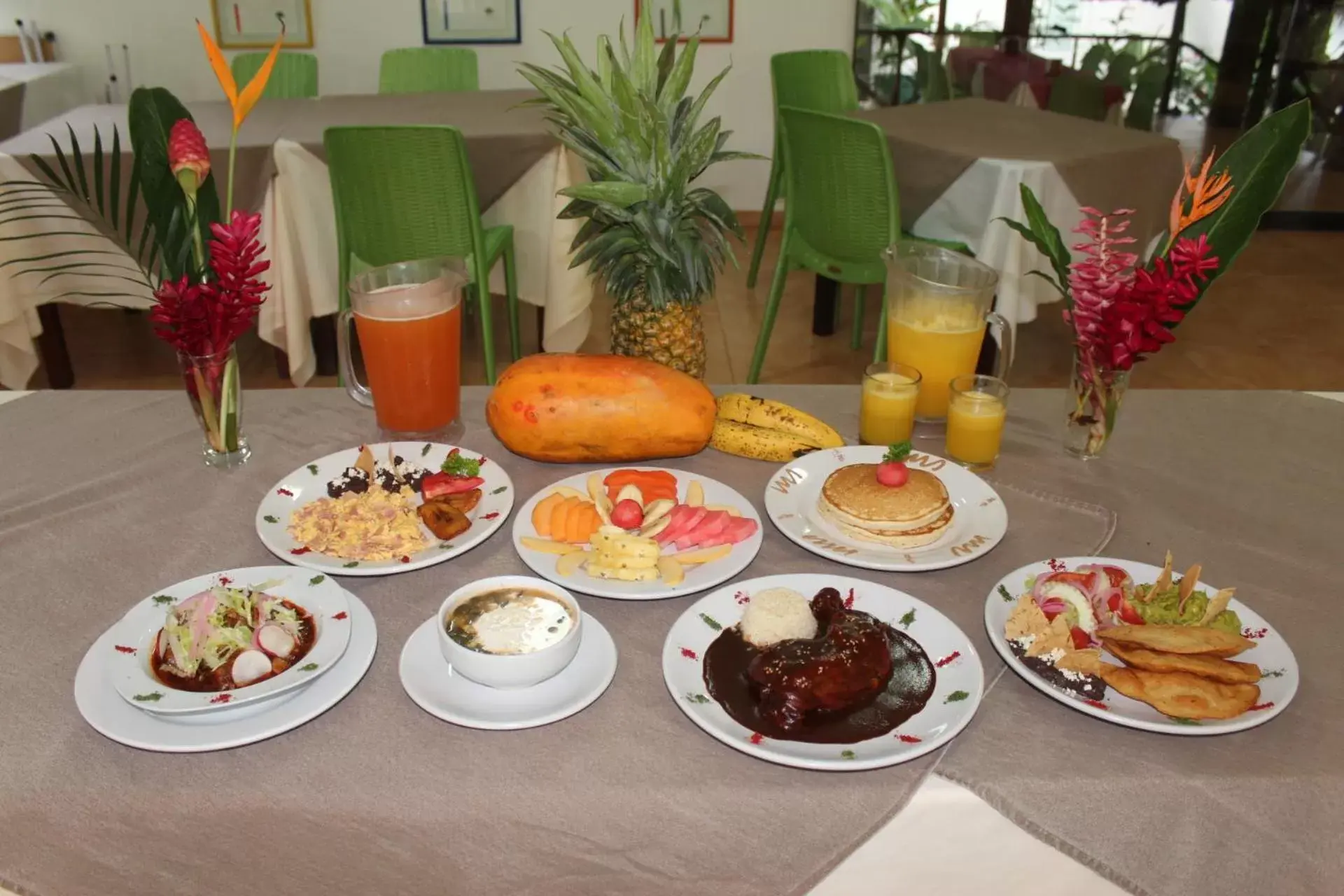 Breakfast in Hotel La Aldea del Halach Huinic