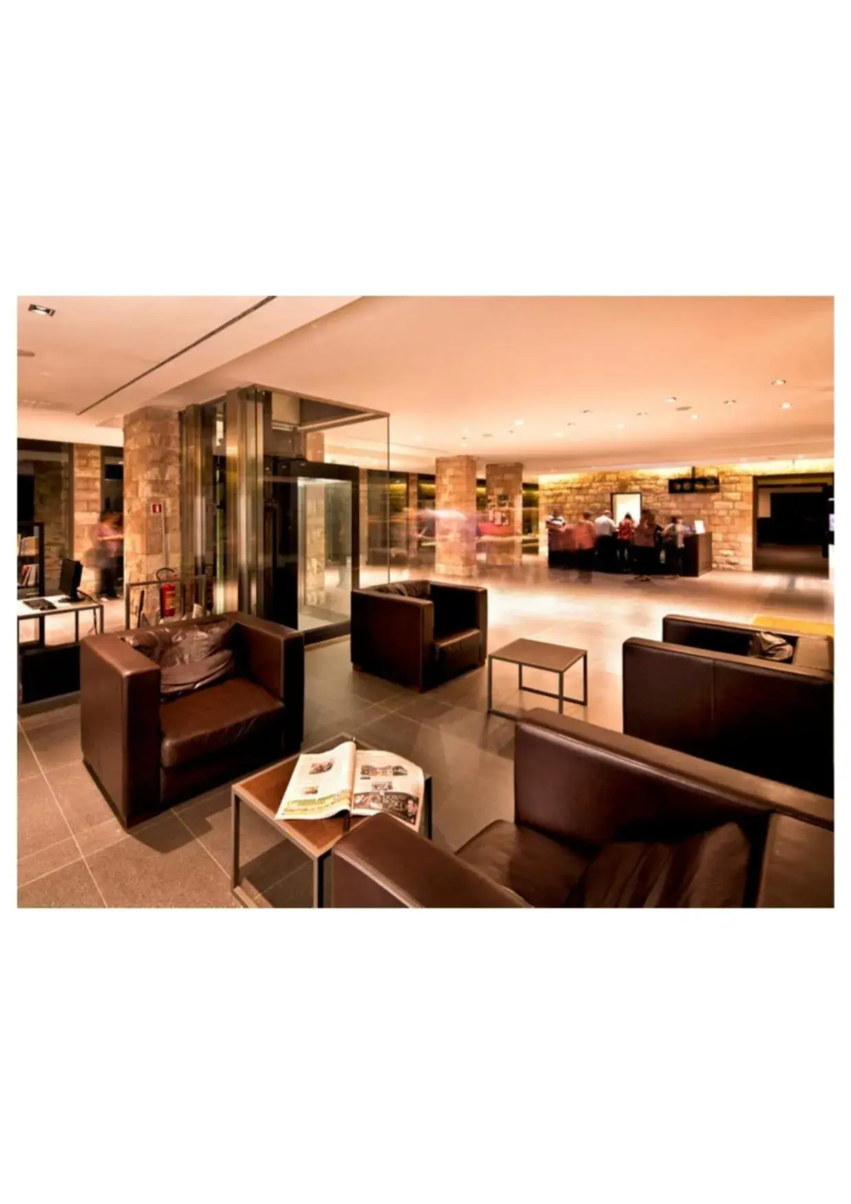 Lobby or reception in Hotel Cenacolo