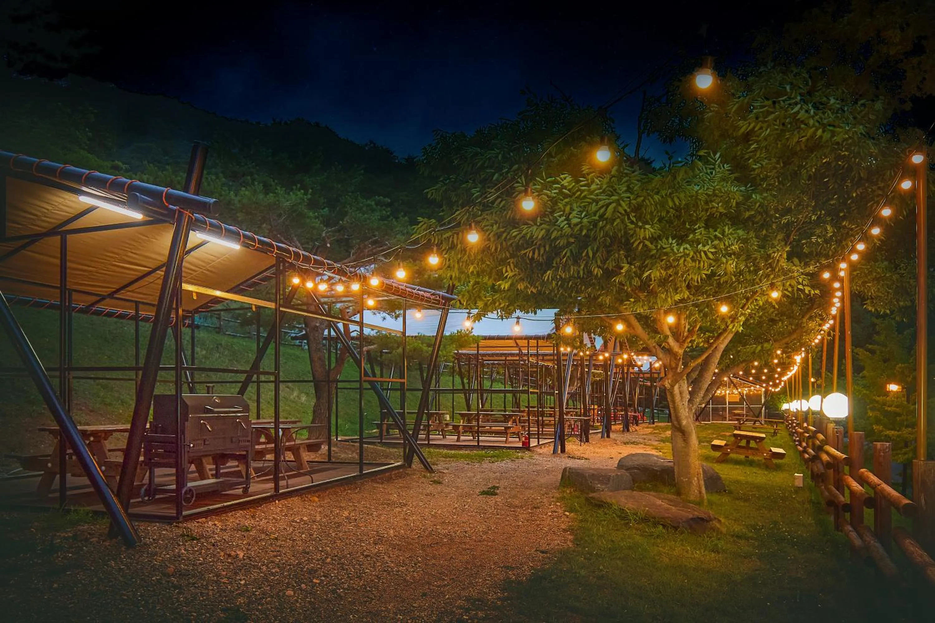 BBQ facilities in Gyeongju Mauna Ocean Resort