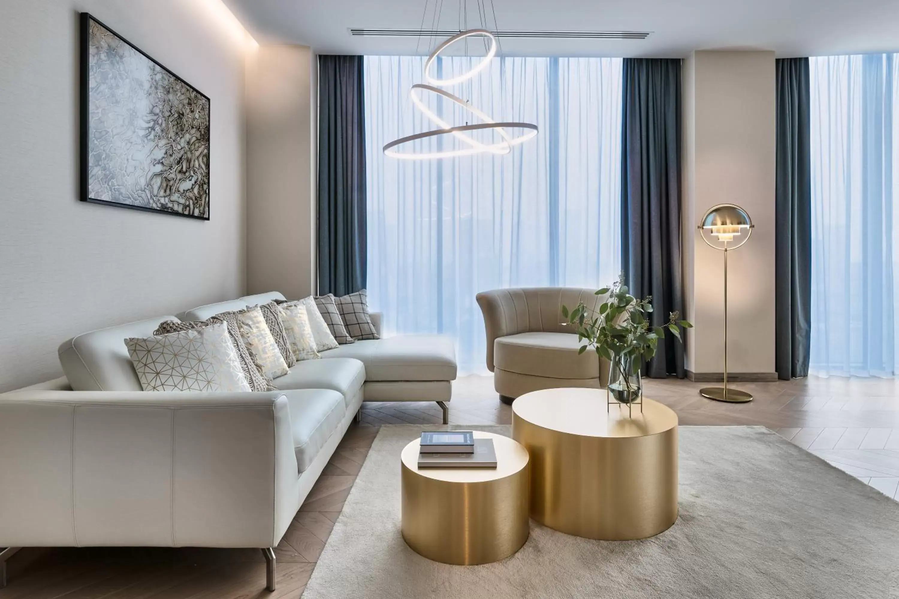 Living room, Seating Area in Crowne Plaza - Warsaw - The HUB, an IHG Hotel