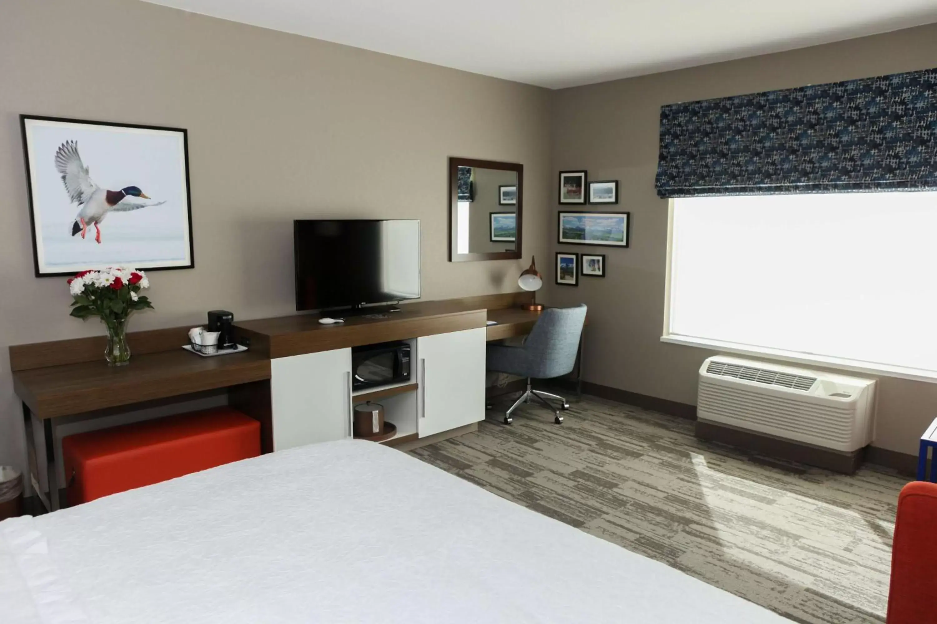 Bedroom, TV/Entertainment Center in Hampton Inn & Suites Lafayette