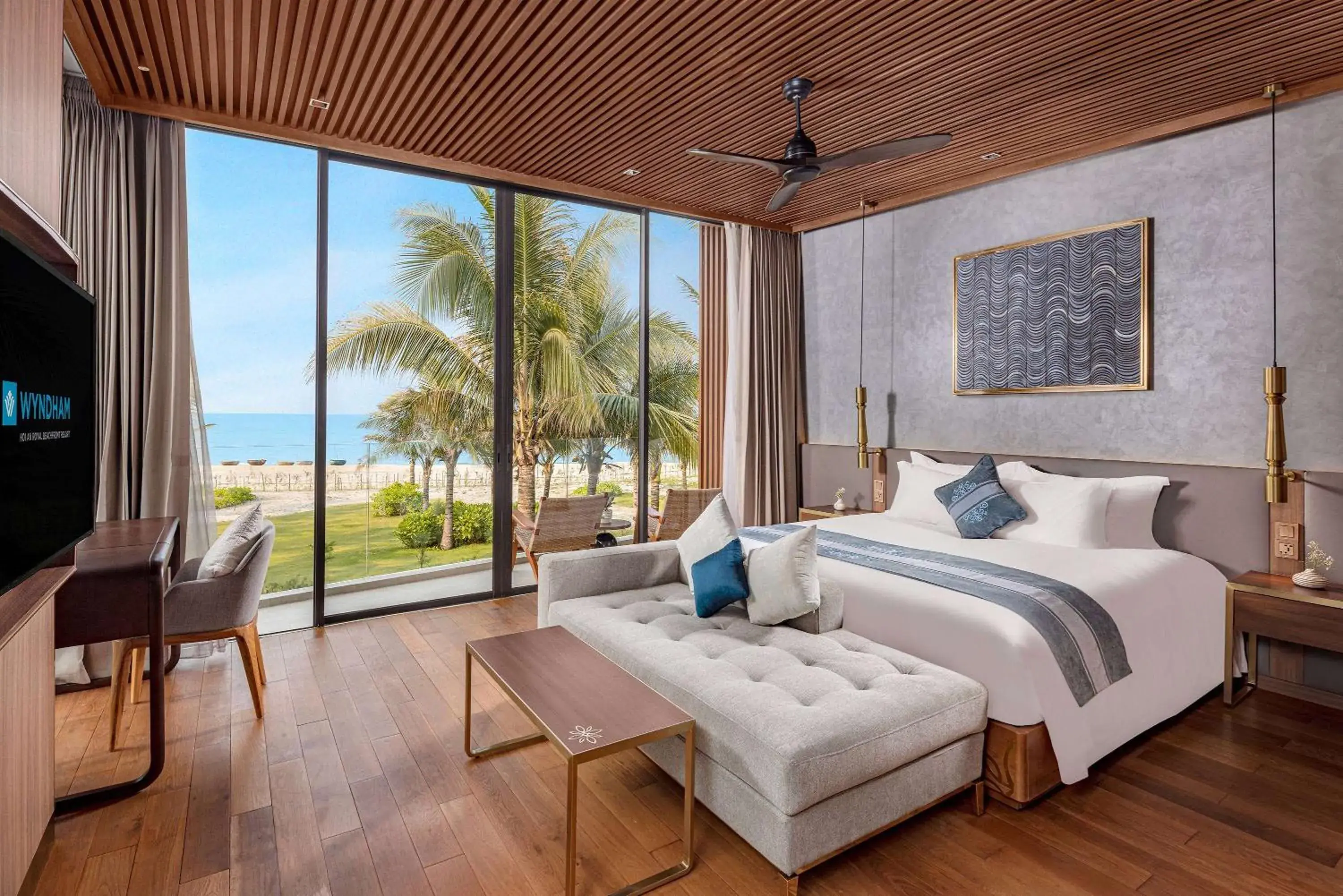 Bed in Wyndham Hoi An Royal Beachfront Resort