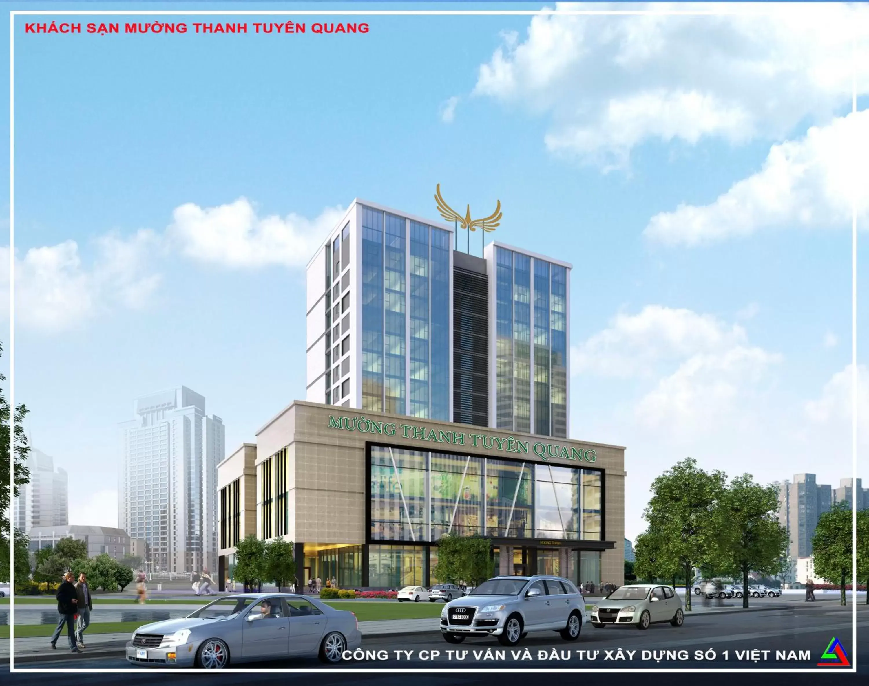 Property building in Muong Thanh Grand Tuyen Quang Hotel Property building in Muong Thanh Grand Tuyen Quang Hotel