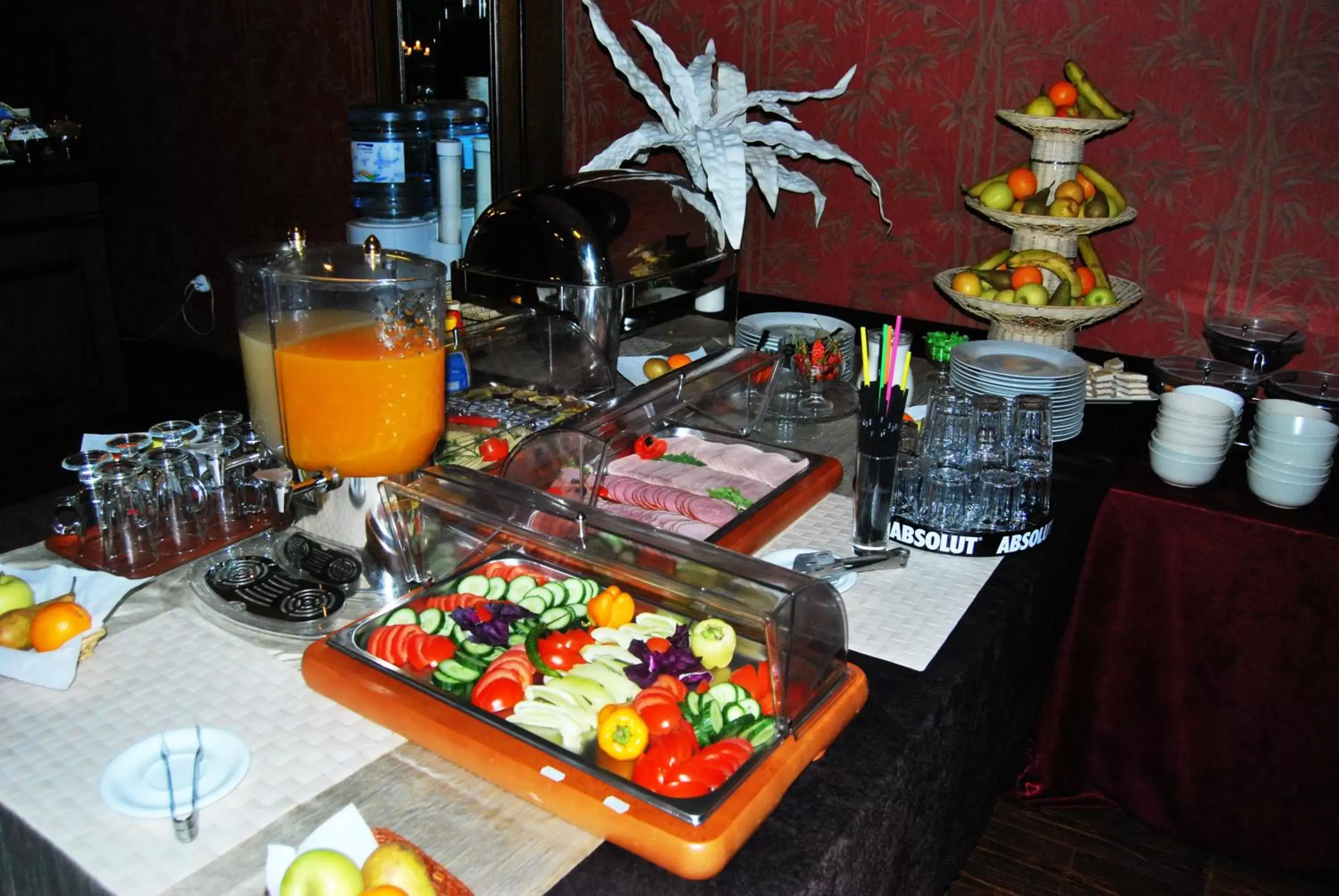 Buffet breakfast in Hotel Megalos