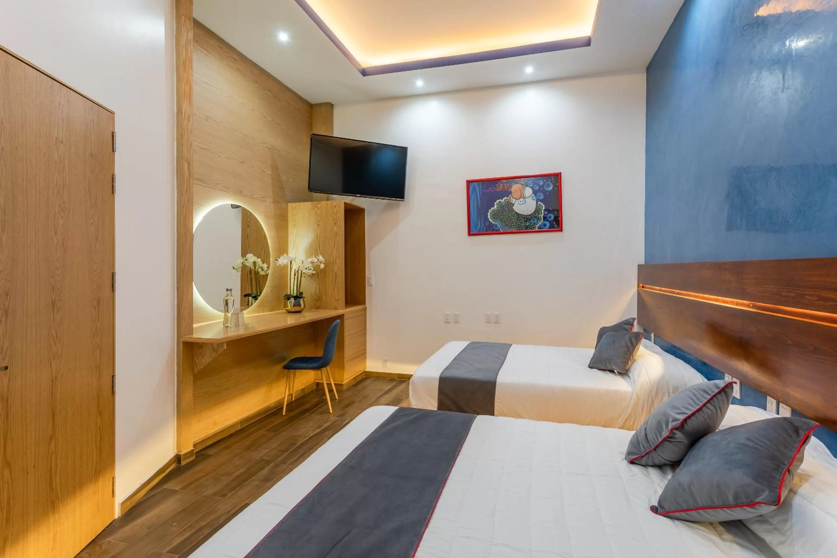 Bedroom, Bed in Casa Dos Lunas