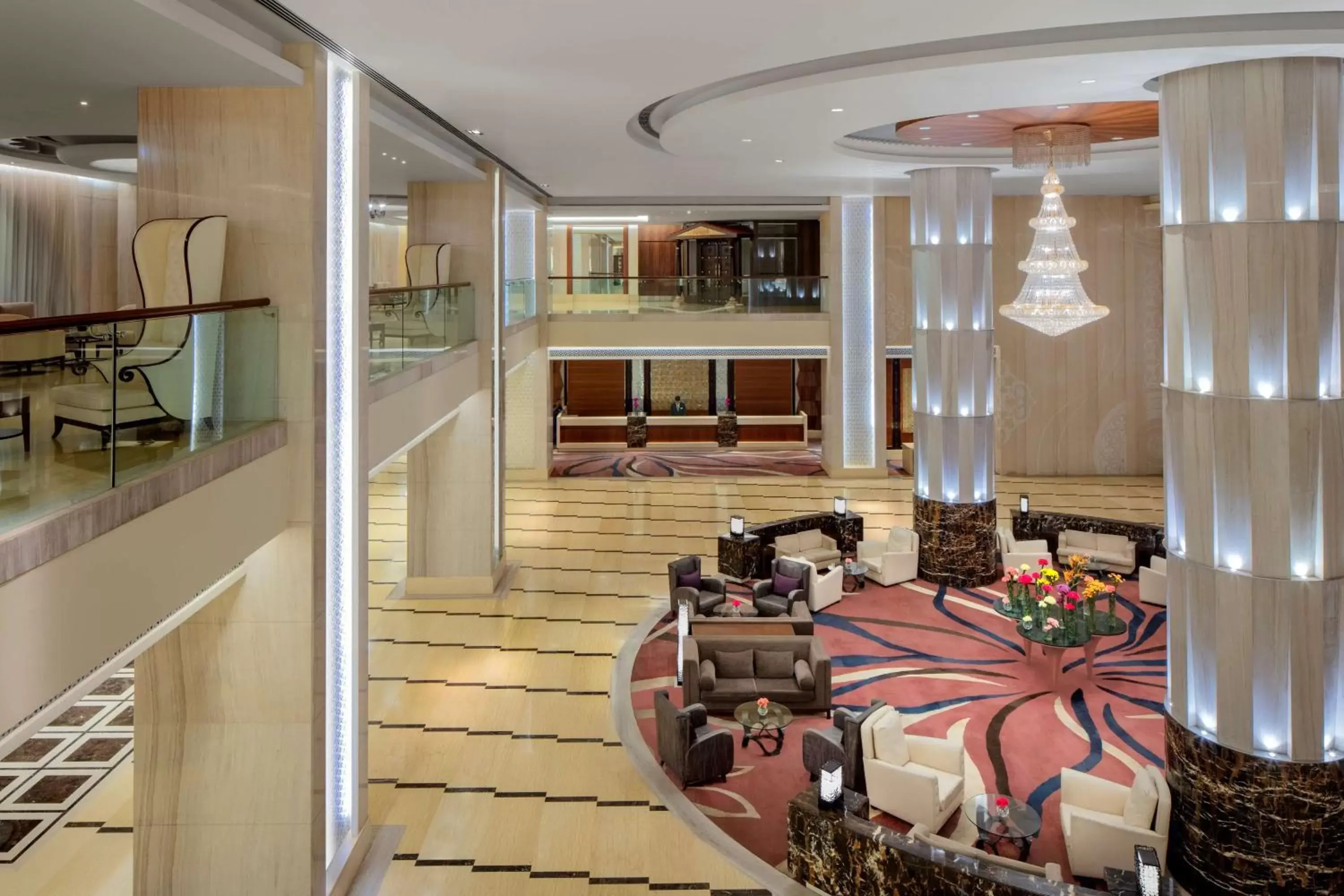 Lobby or reception in Radisson Blu Plaza Hotel Mysore