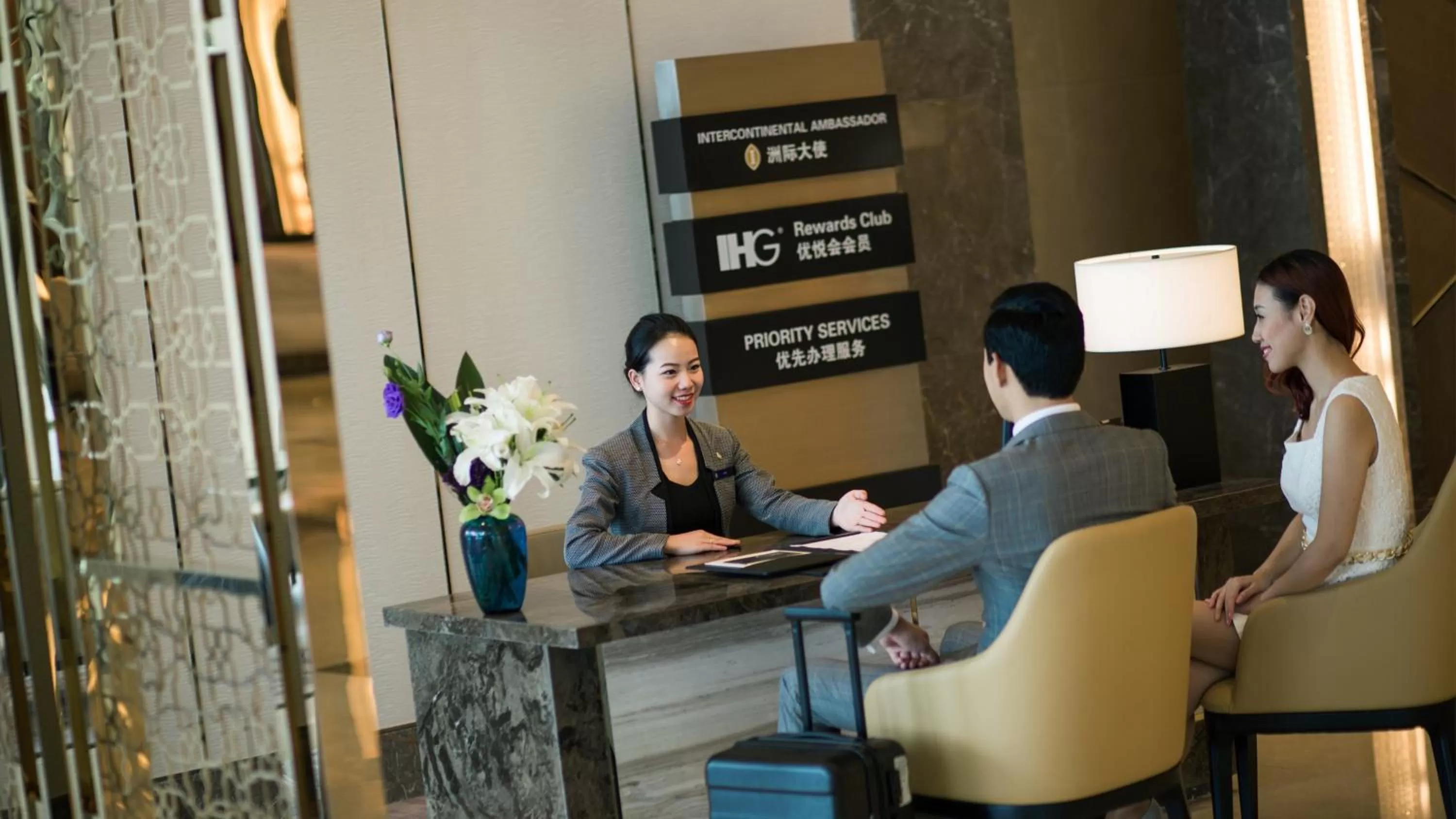 Property building in InterContinental Shanghai Hongqiao NECC by IHG