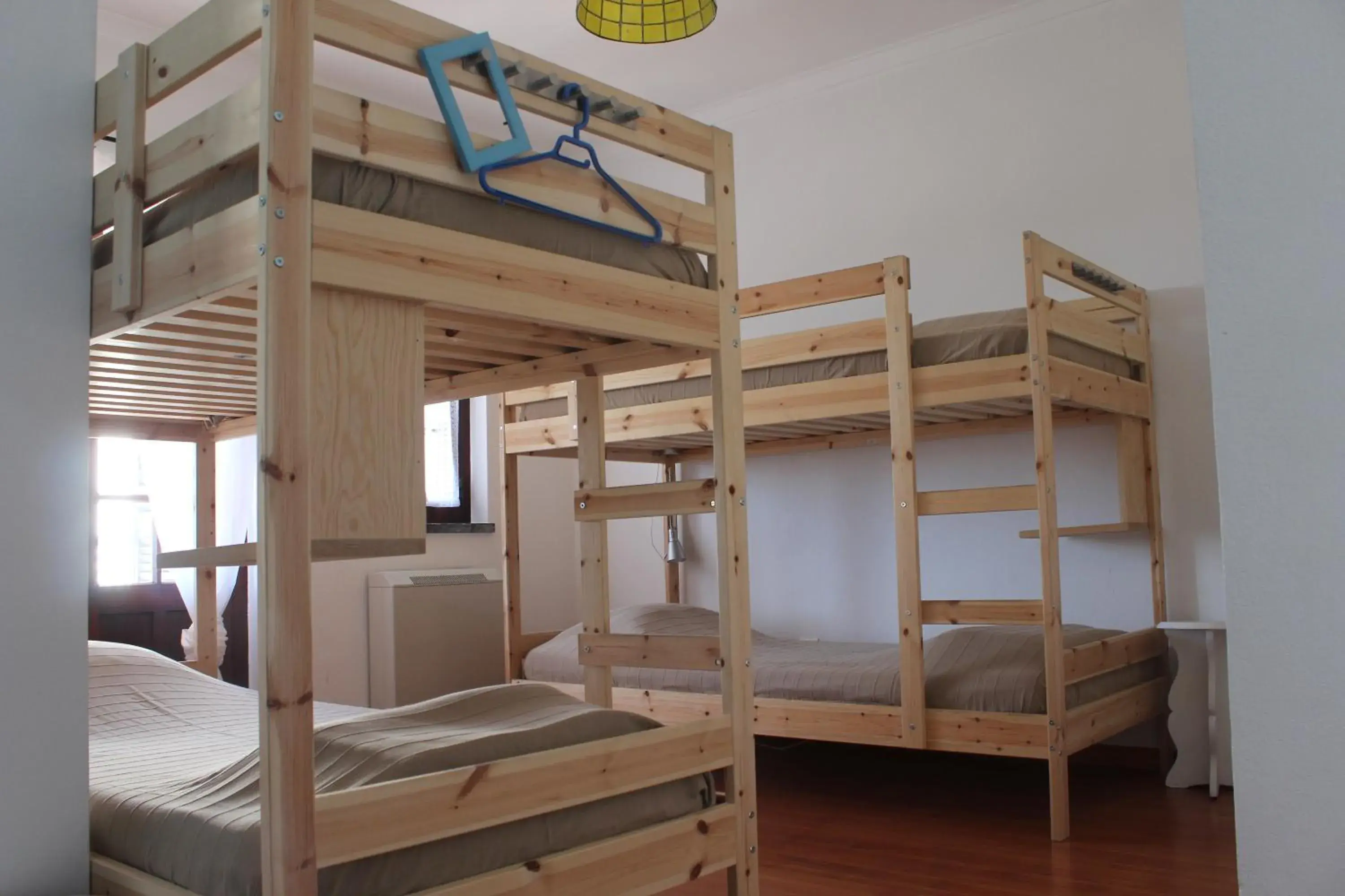 Bedroom, Bunk Bed in Ericeira Chill Hill Hostel & Private Rooms - Peach Garden