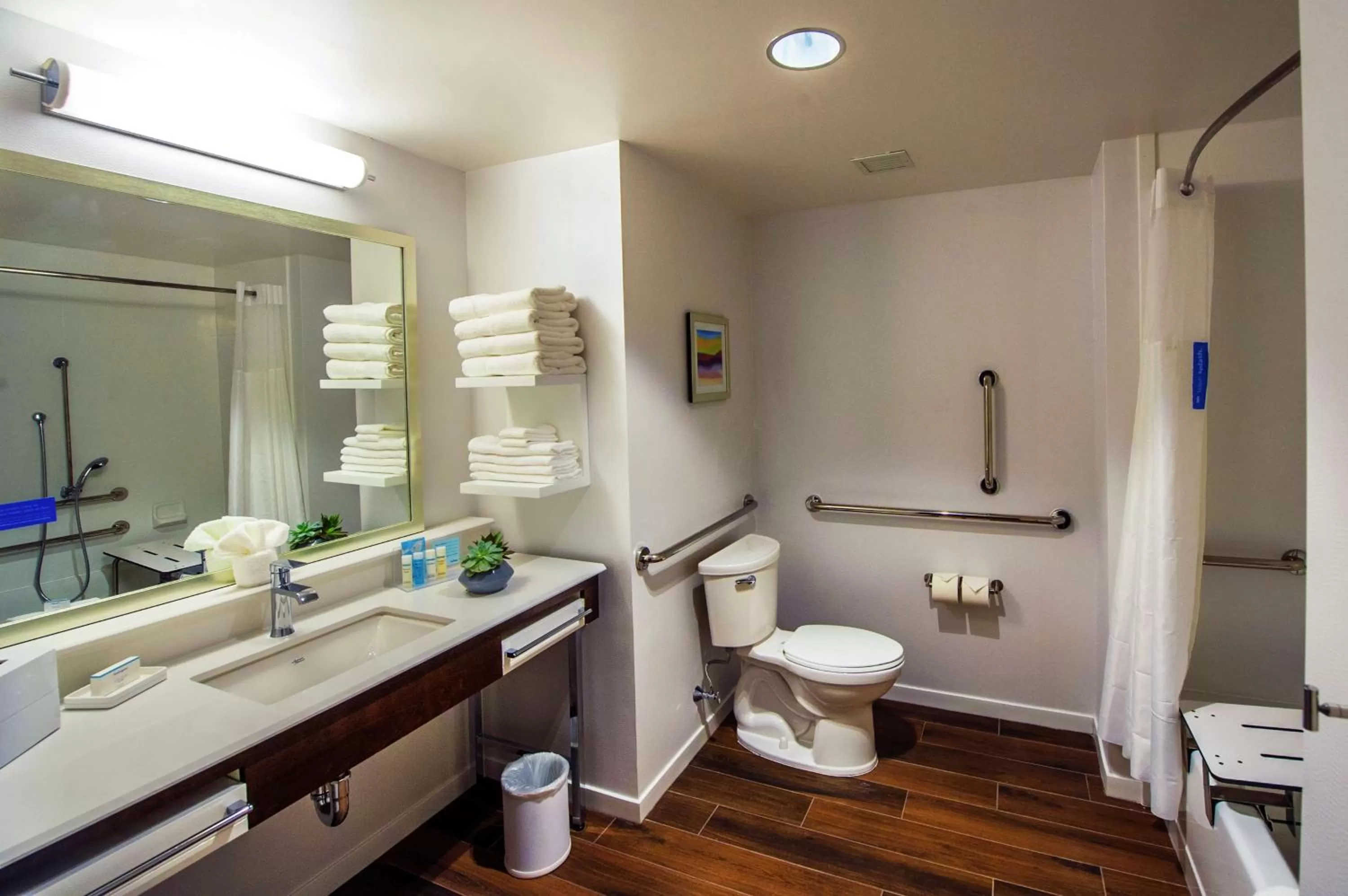 Bathroom in Hampton Inn & Suites/Foxborough/Mansfield