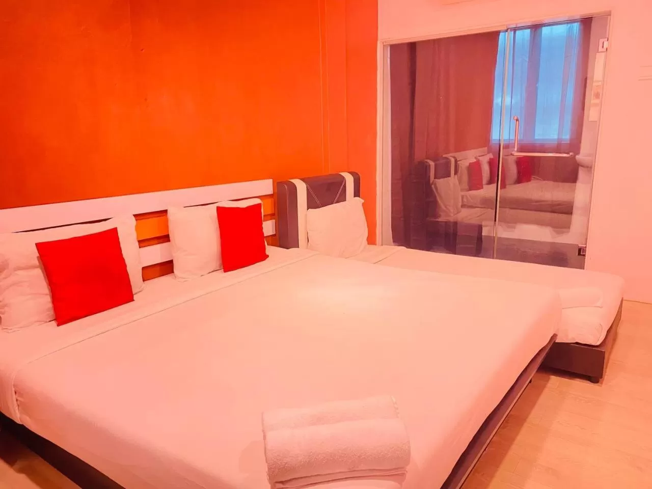 Bed in Orange Hotel Segamat