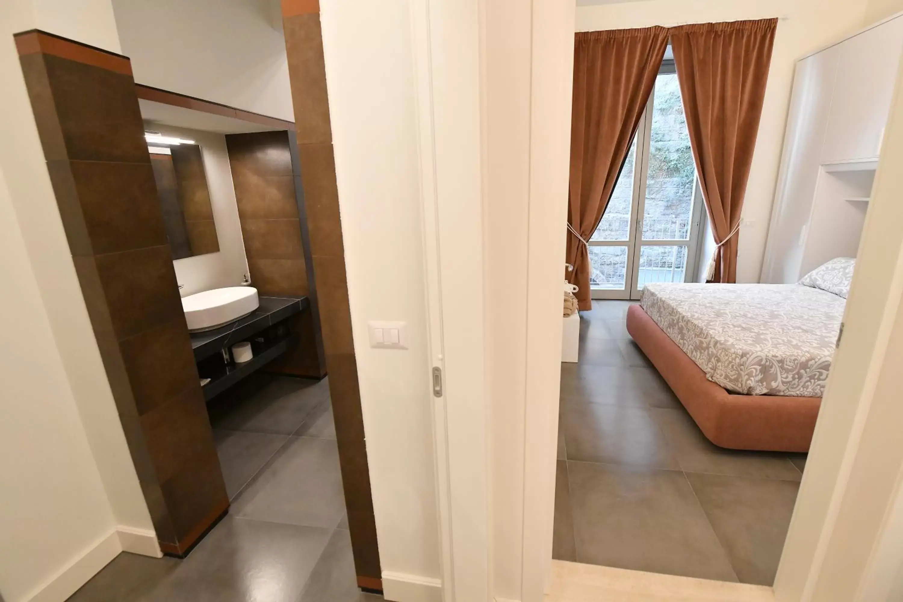Bed, Bathroom in Palazzo degli Stemmi