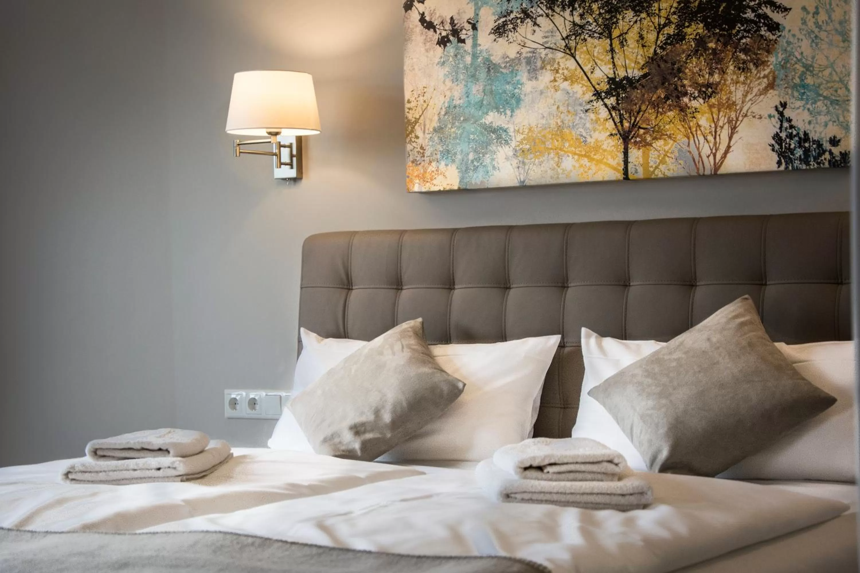 Decorative detail, Bed in Lindenau Inn