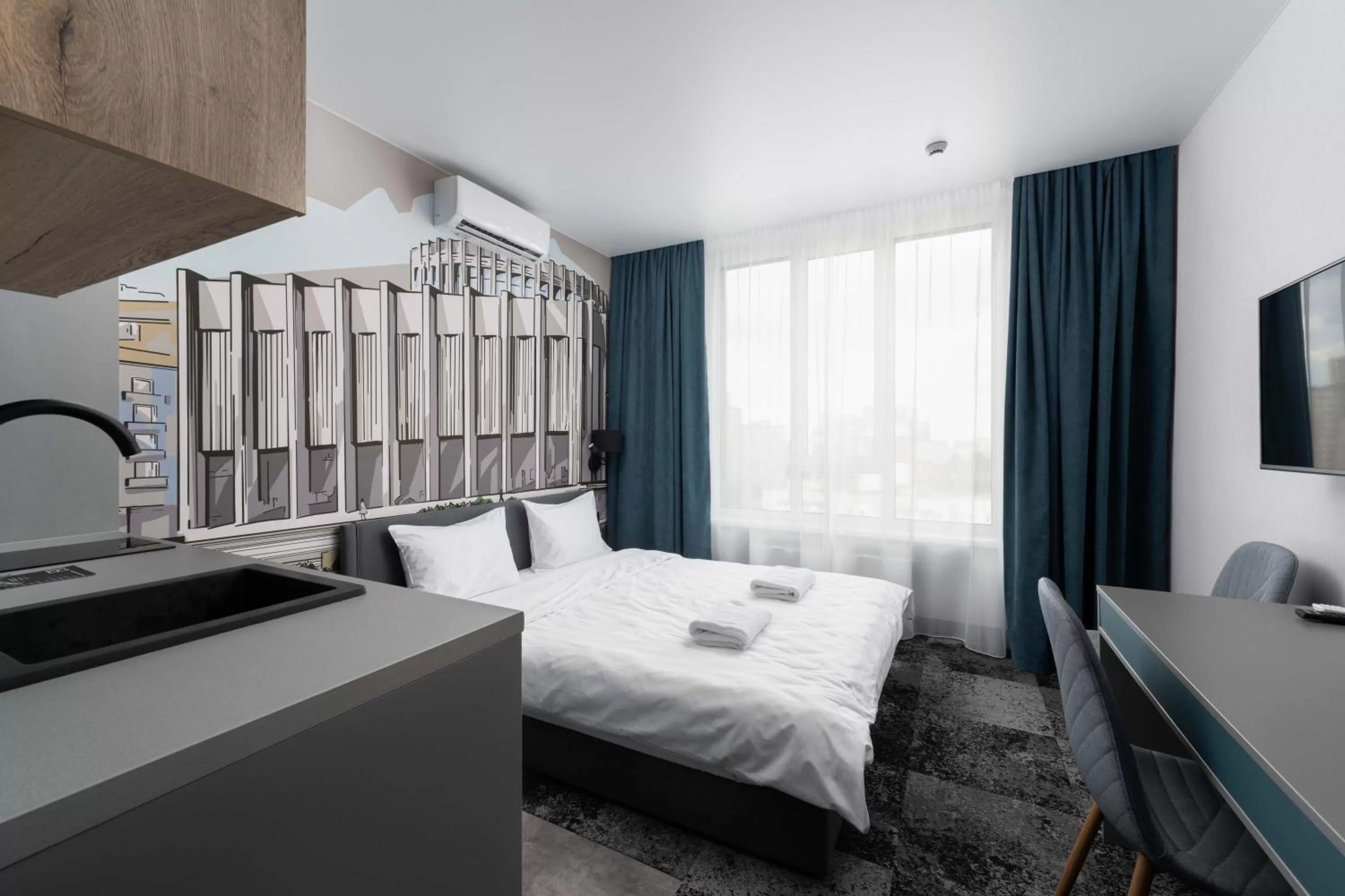 Bed in Be The One Hotel