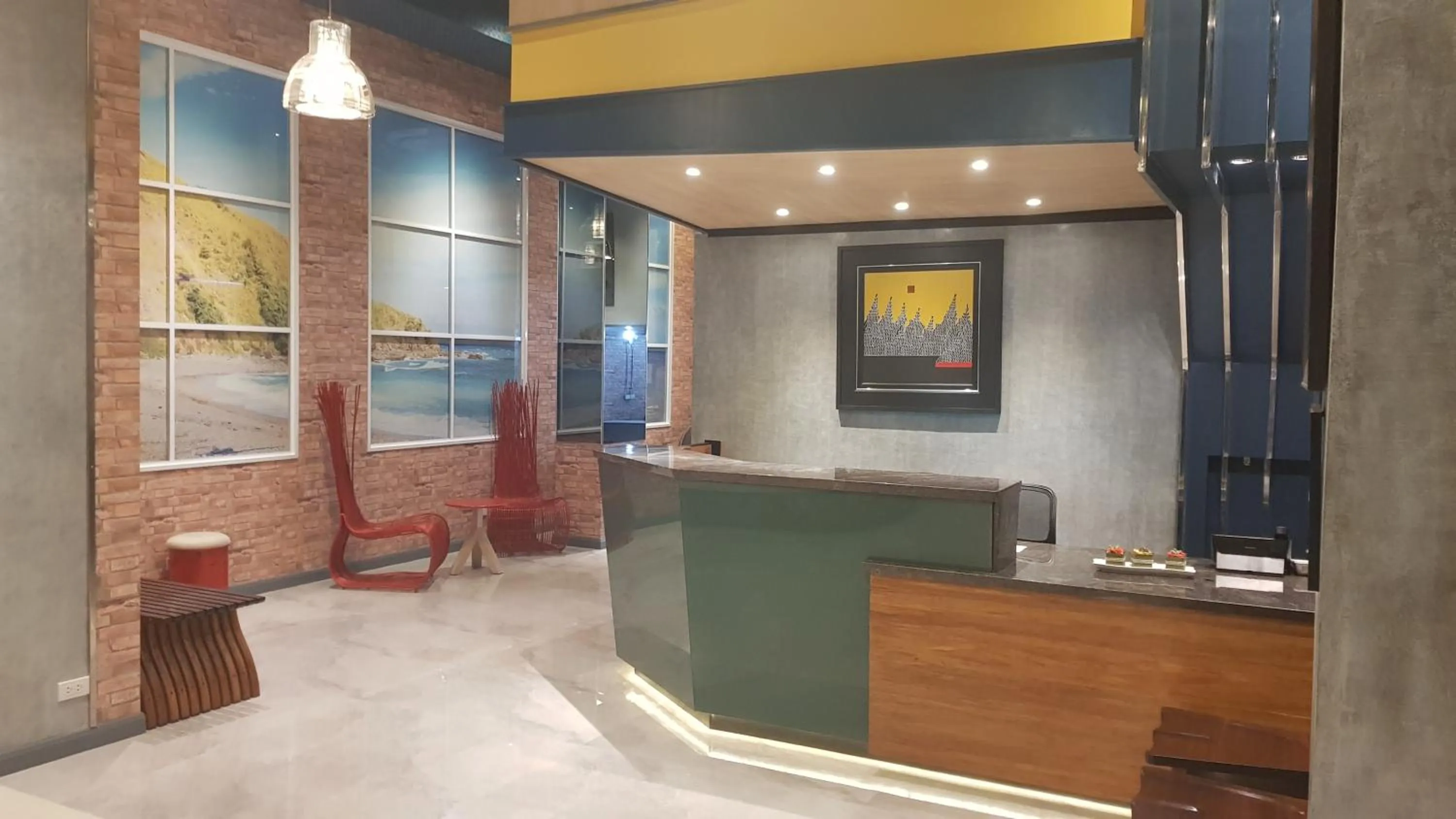 Lobby or reception in GQ Plaza