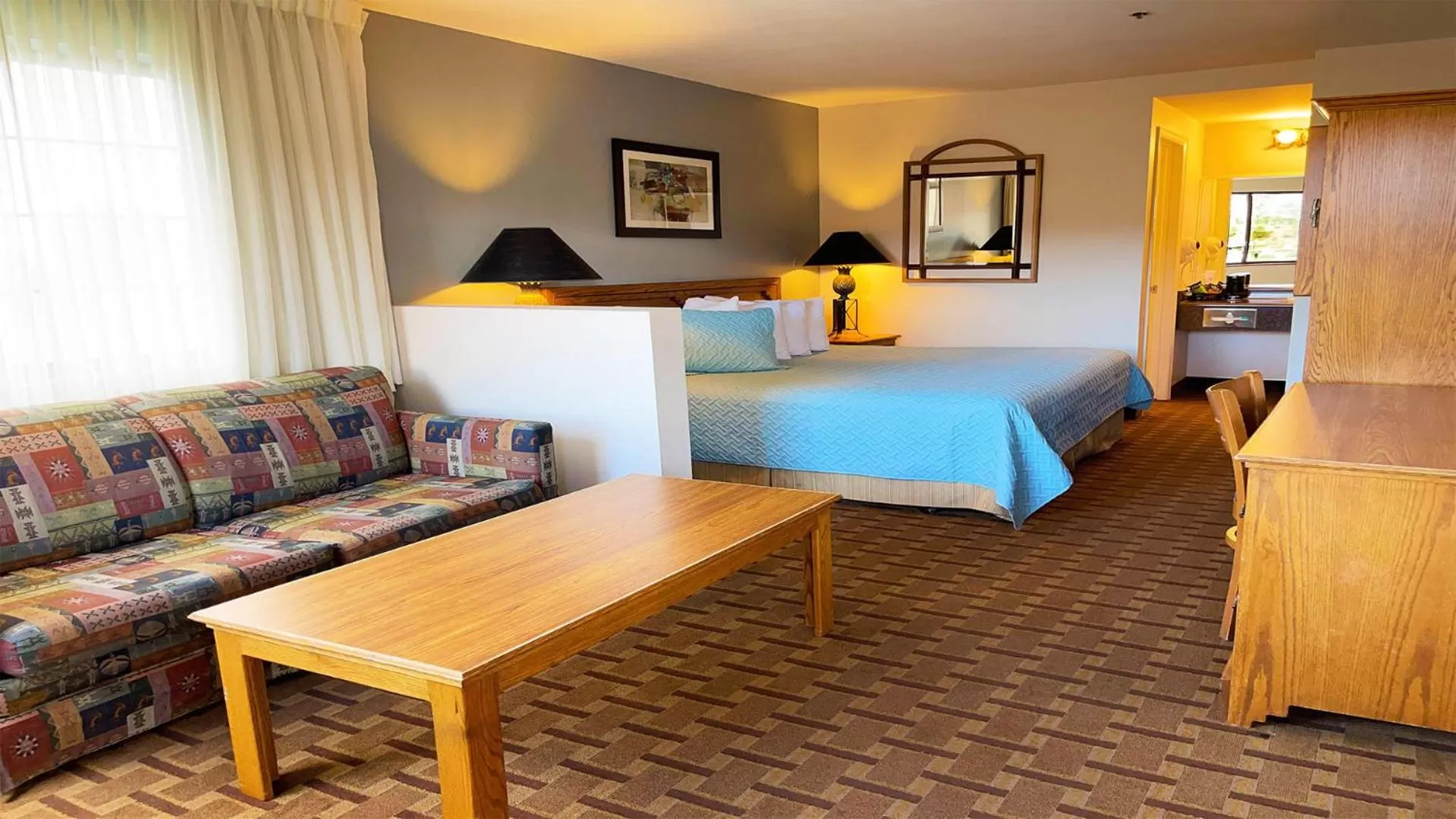 Photo of the whole room, Bed in The Noor Hotel