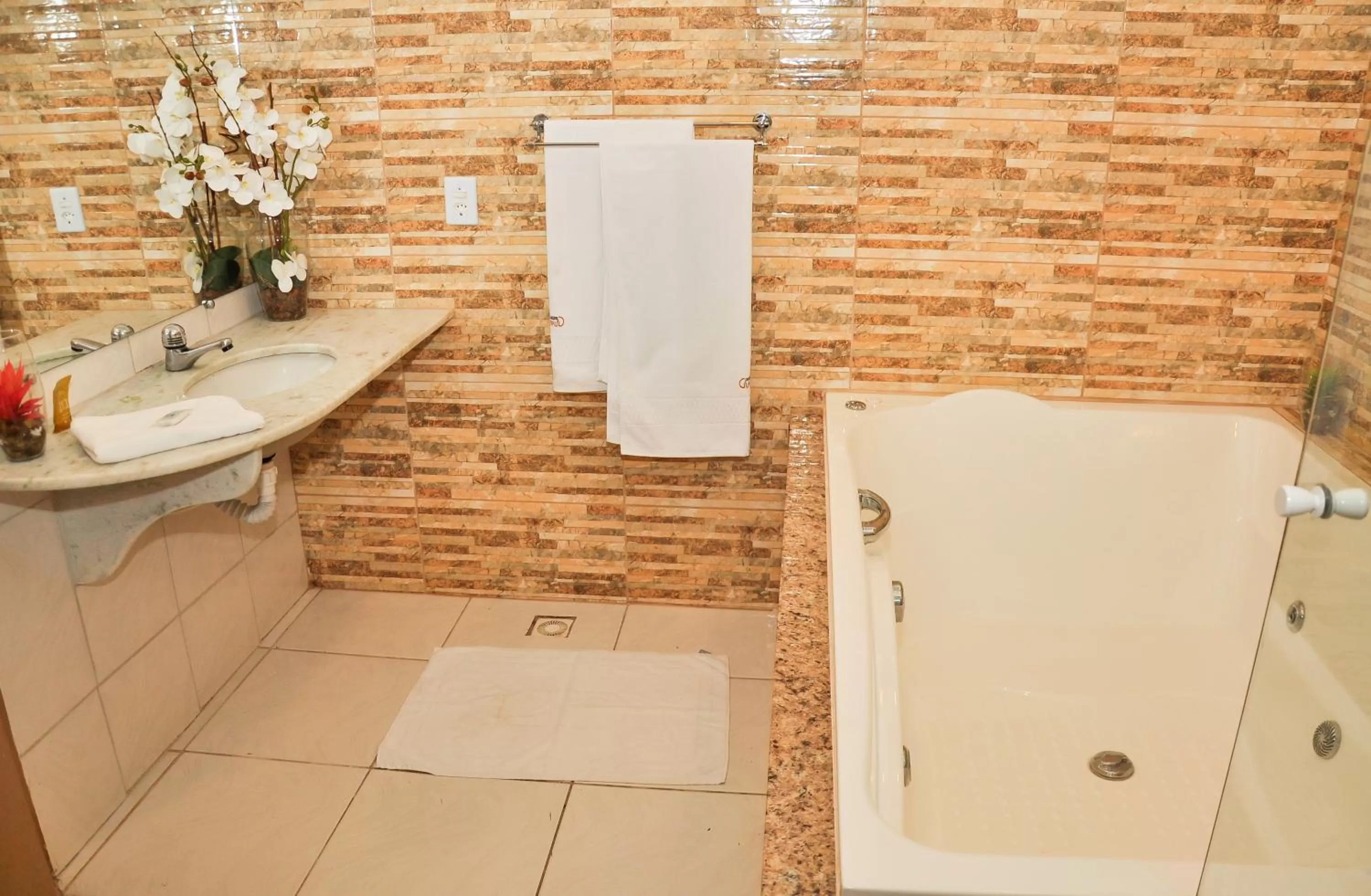 Bathroom in Pousada dos Guardiões