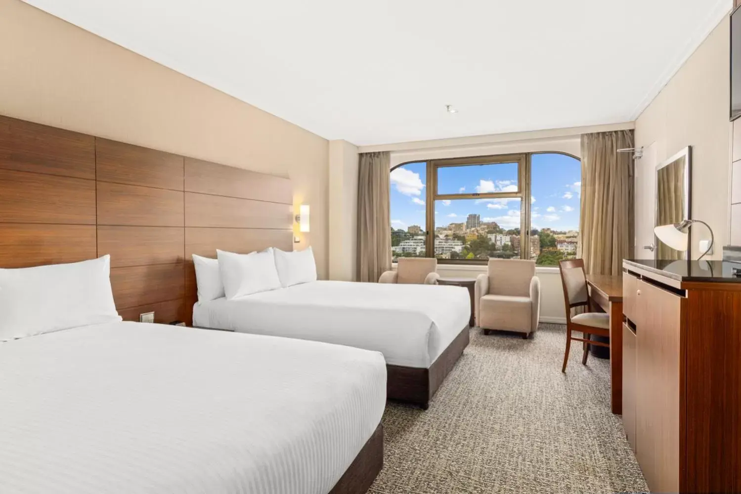 Bed in The Sydney Boulevard Hotel