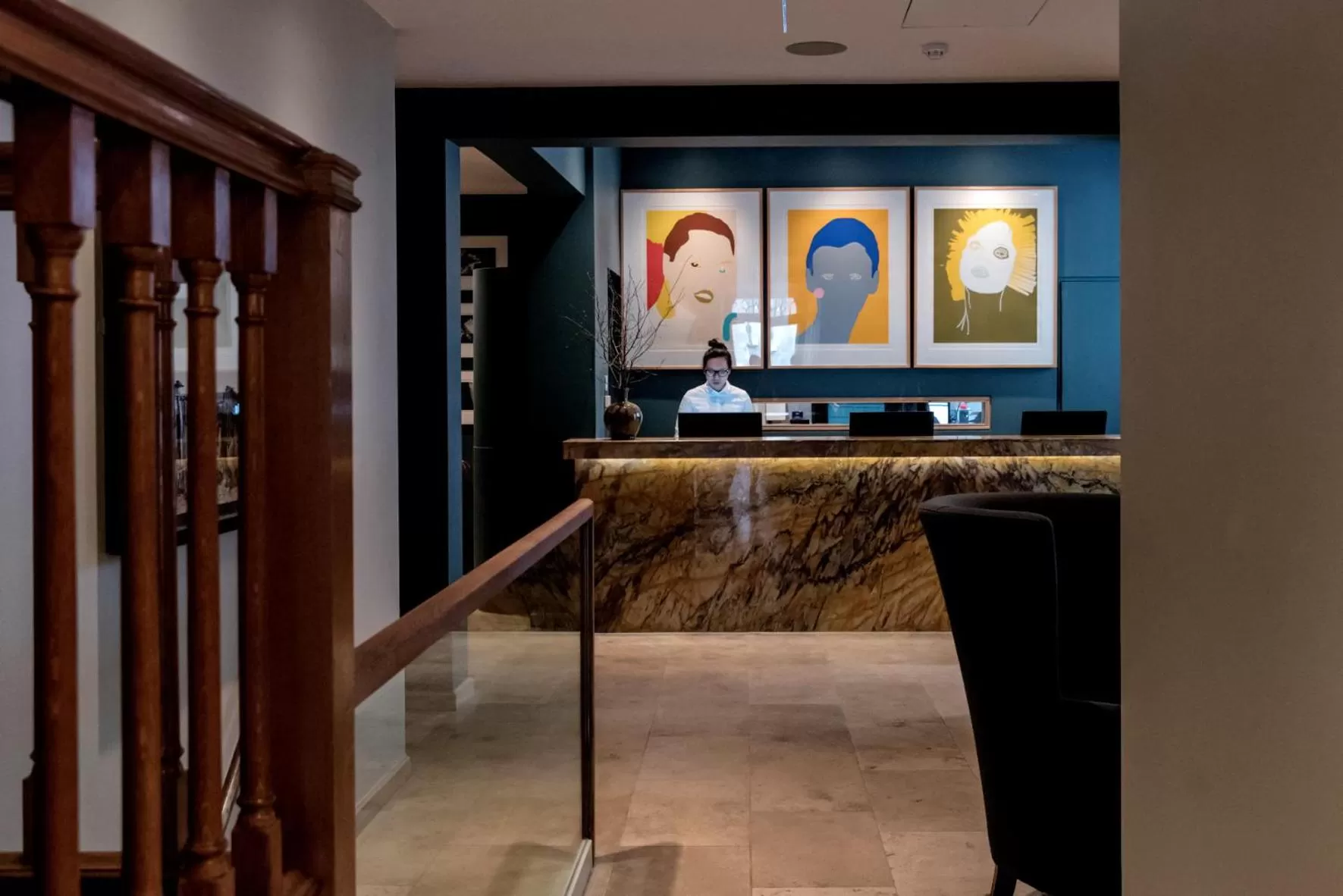 Lobby or reception in Old Bank Hotel