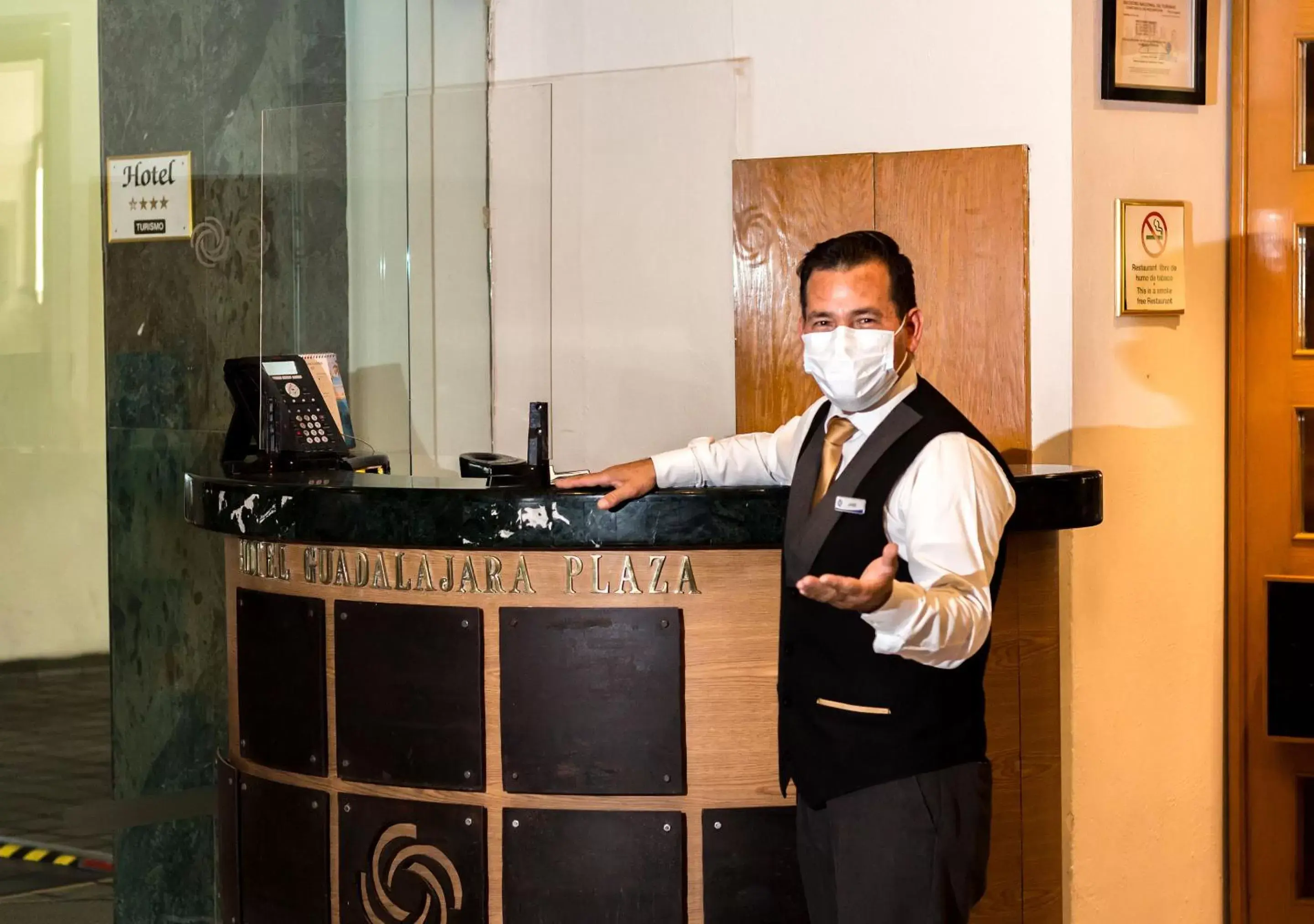 Lobby or reception, Lobby/Reception in Hotel Guadalajara Plaza Ejecutivo Lopez Mateos