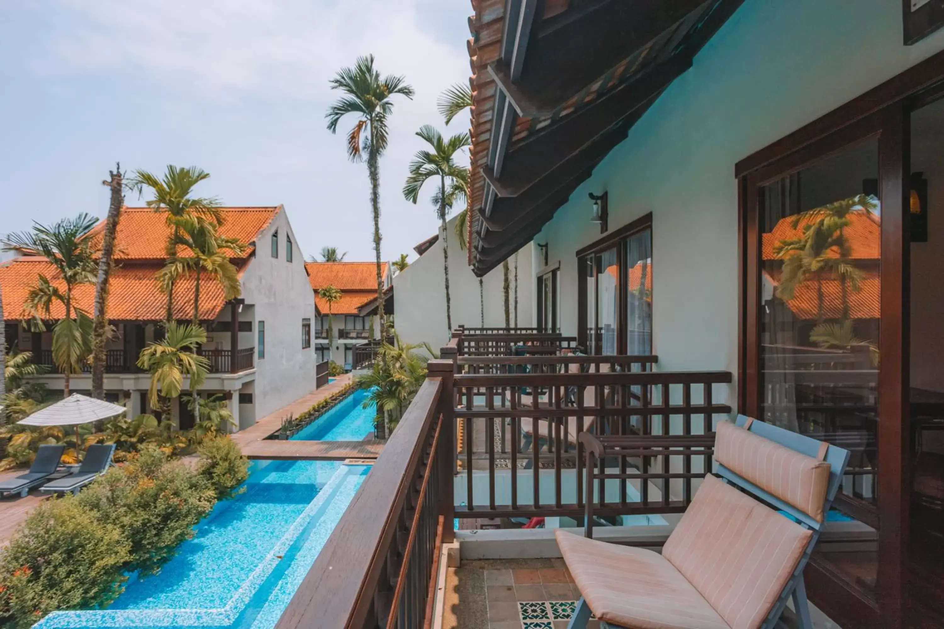 Balcony/Terrace, Swimming Pool in Khaolak Oriental Resort - Adult Only