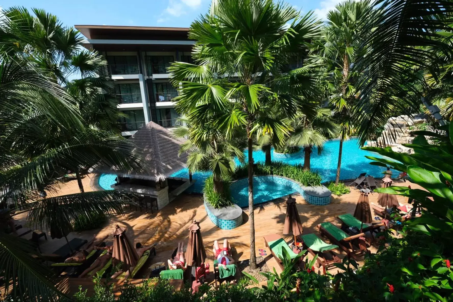 Pool View in Hula Hula Resort, Ao Nang -SHA Extra Plus