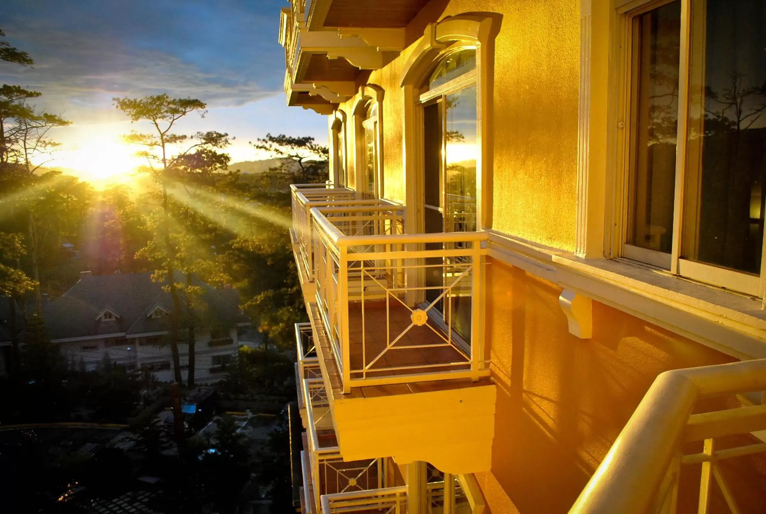 Balcony/Terrace in Hotel Elizabeth - Baguio