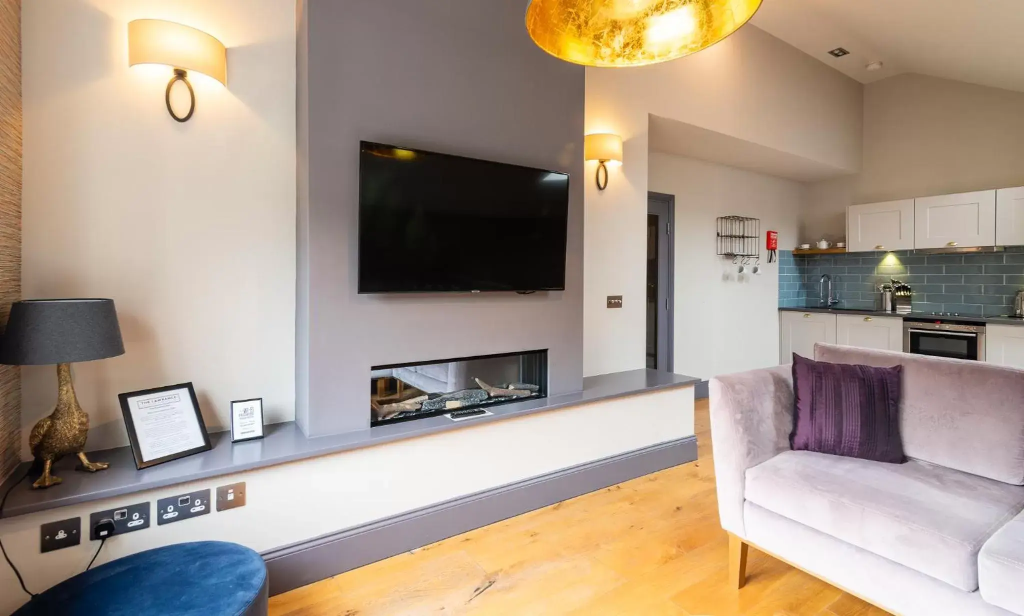 TV and multimedia, TV/Entertainment Center in The Lawrance Luxury Aparthotel - Harrogate
