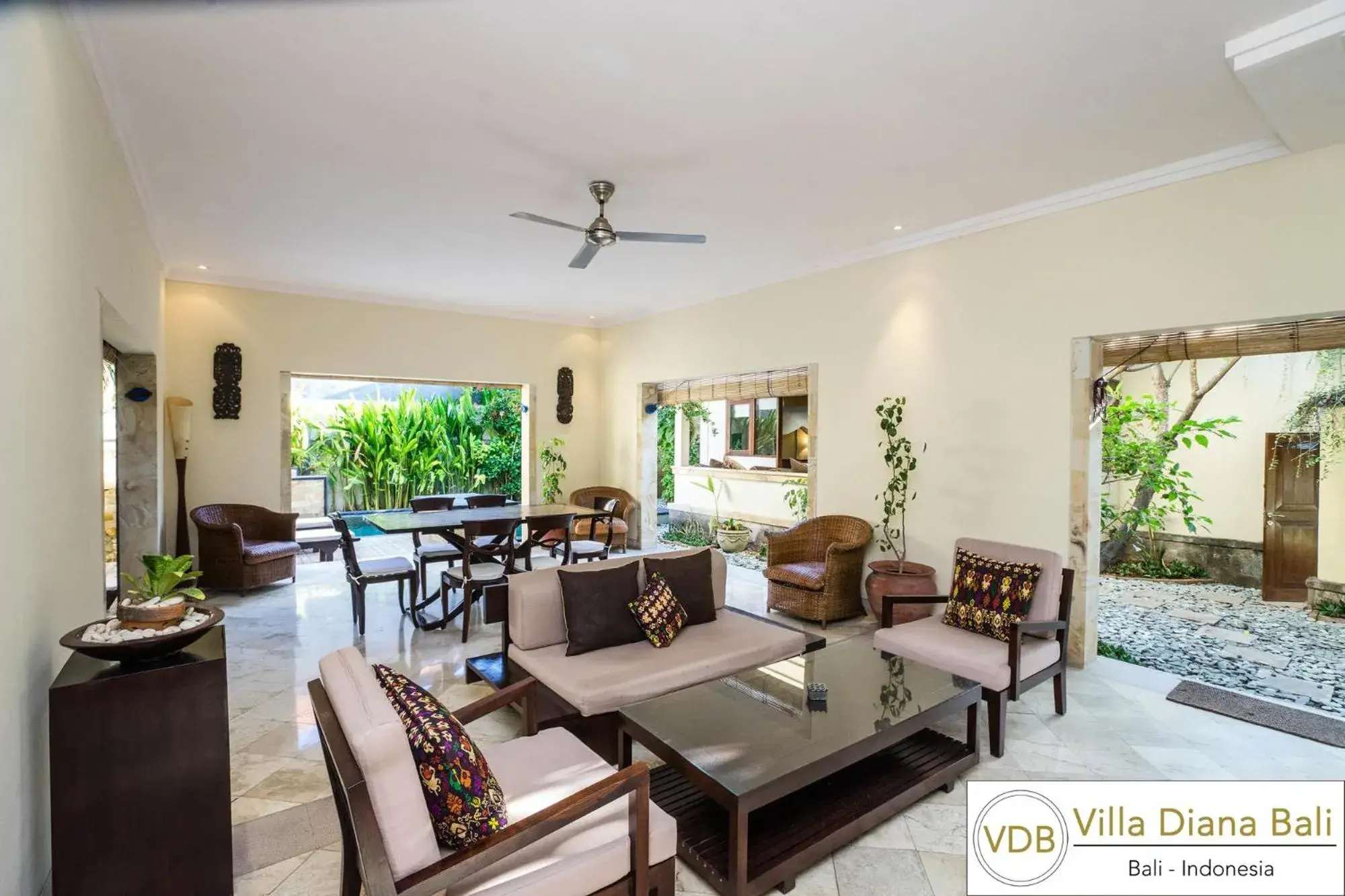 Living room, Seating Area in Villa Diana Bali