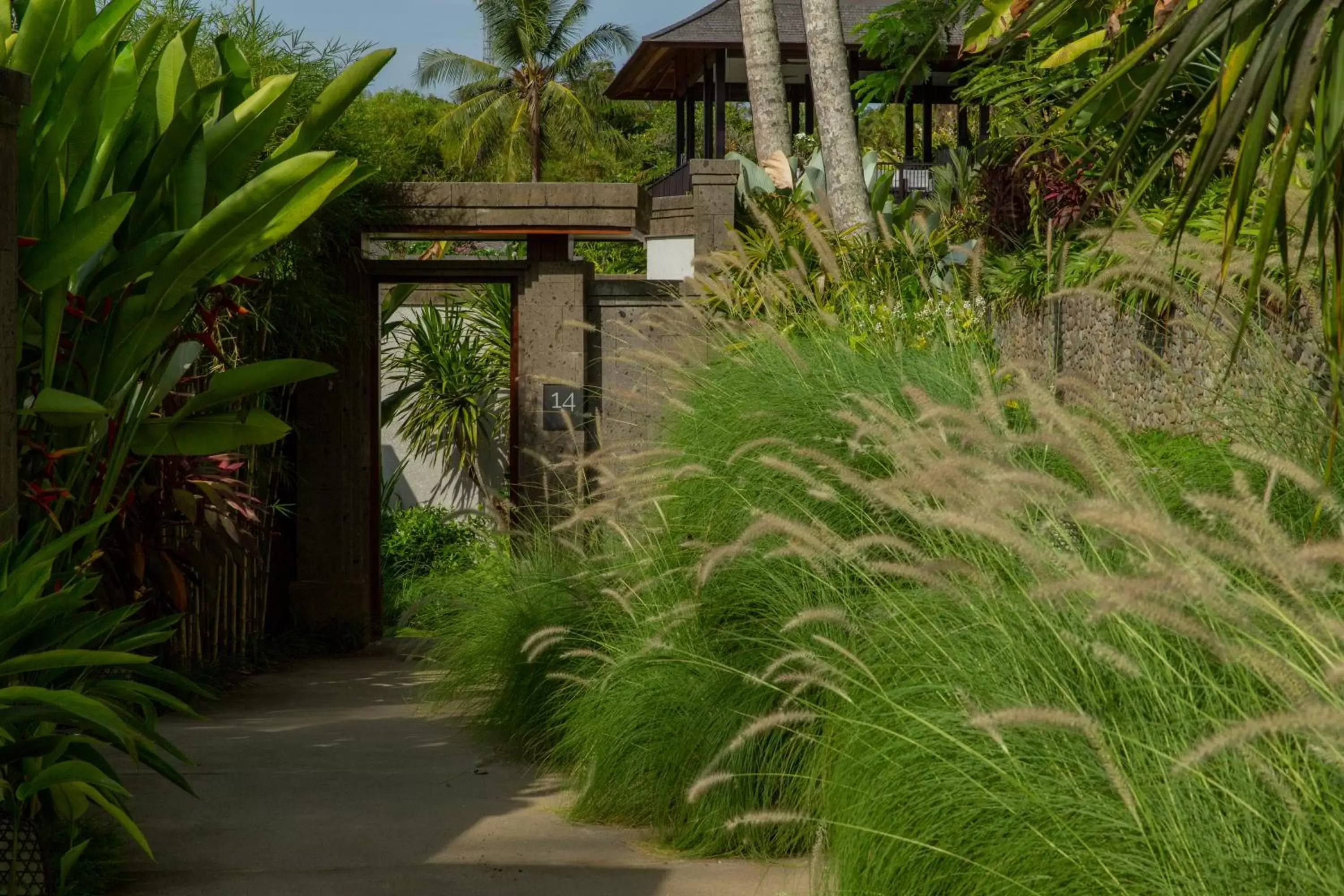 Facade/entrance in Nirjhara Facade/entrance in Nirjhara
